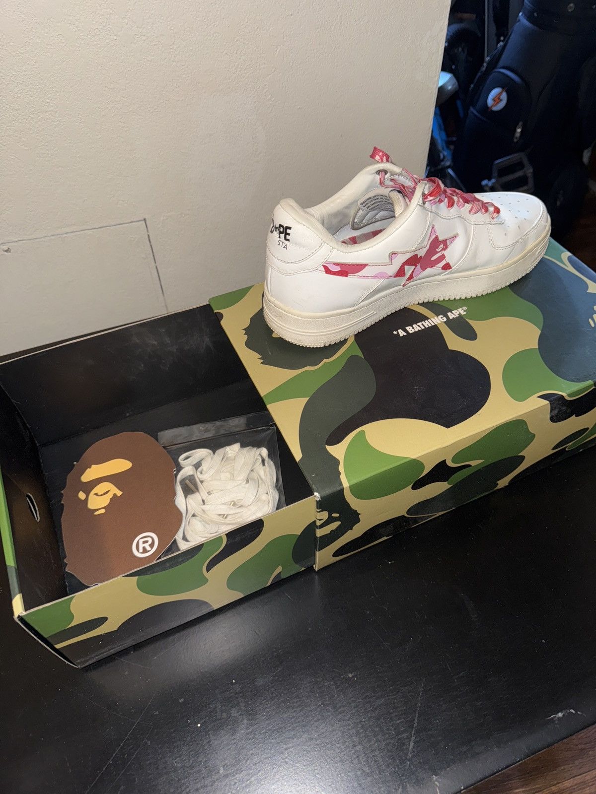 Bape Bapesta 'ABC Camo Pack - Pink' Size US 10 / EU 43 - 12 Thumbnail