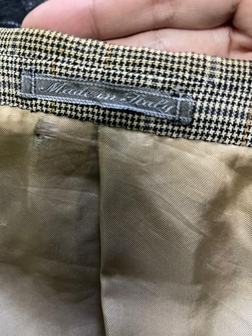 Ermenegildo Zegna Ermenegildo Zegna - Italian Wool Check Sport Coat Jacket Size US S / EU 44-46 / 1 - 4 Thumbnail