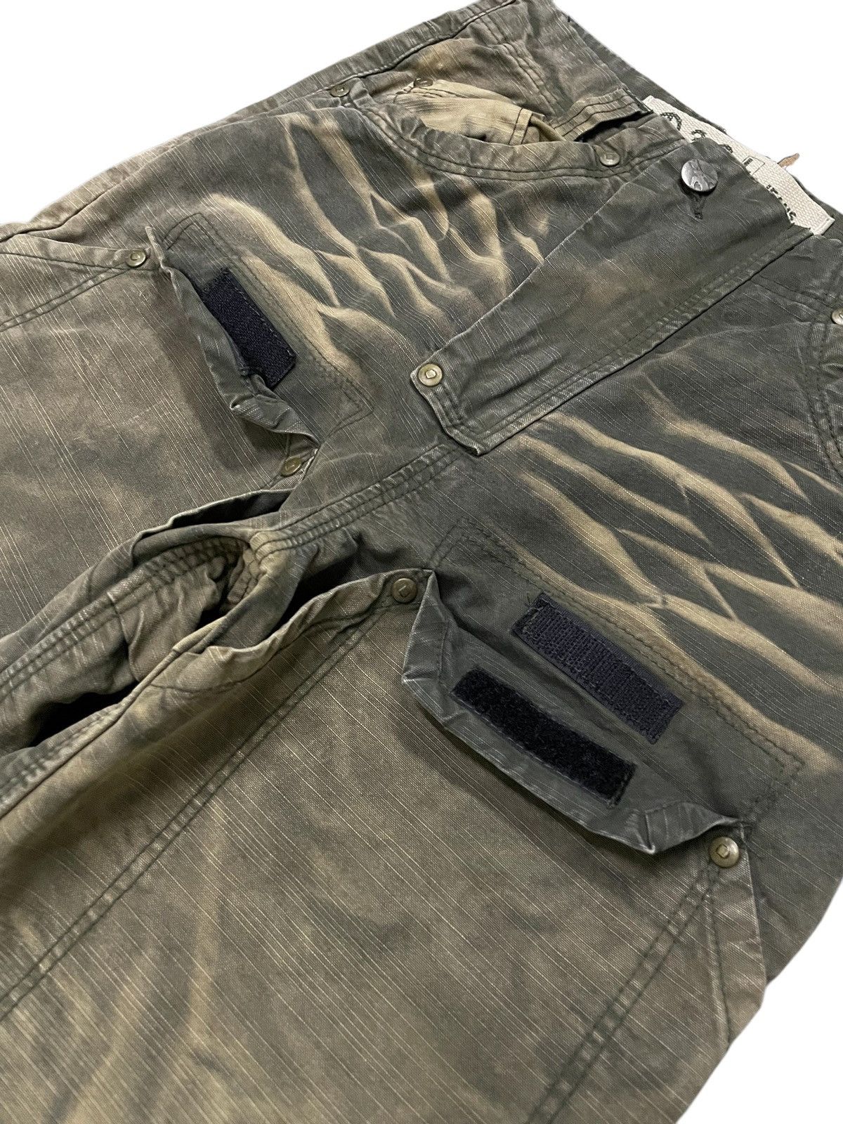 Japanese Brand × Le Grande Bleu (L.G.B.) 3.Q.L Japan Double Knee Claws Mark Shadow Wash Denim Pants Size US 28 / EU 44 - 13 Thumbnail