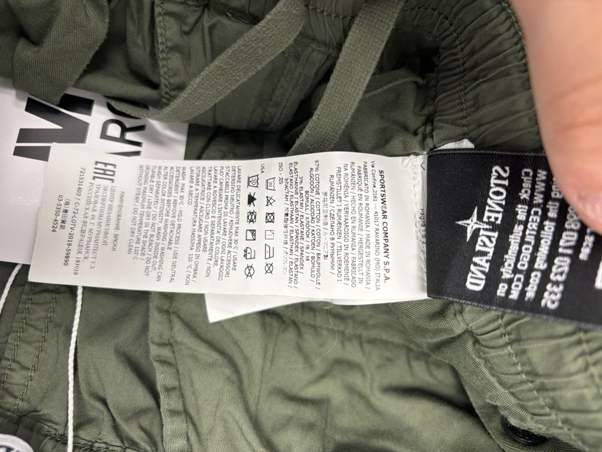 Stone Island Stone Island 2020 green cargo pants Size 30 Size US 30 / EU 46 - 5 Thumbnail