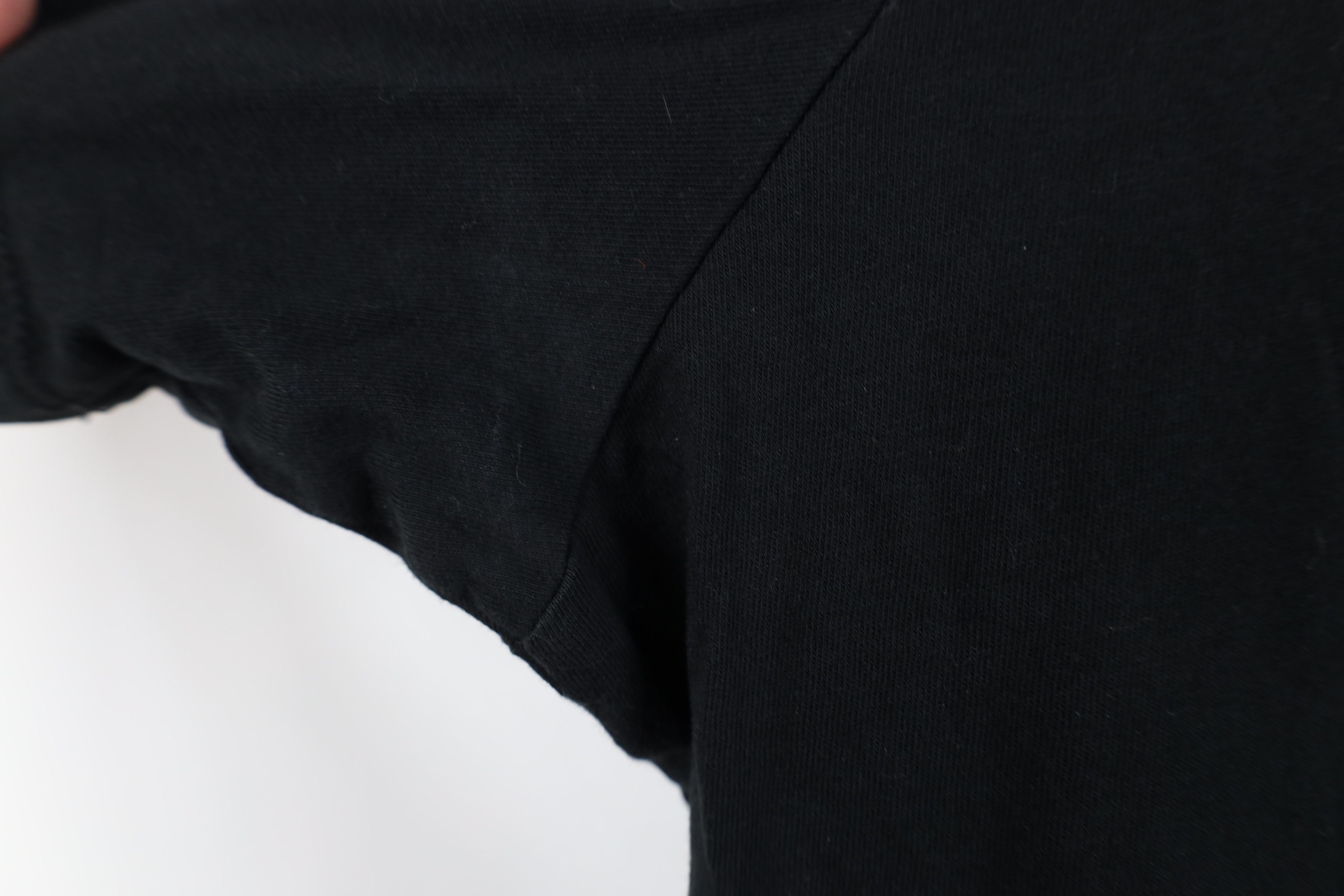 J.Crew J Crew Blank Cotton Knit Short Sleeve V-Neck T-Shirt Black Size US L / EU 52-54 / 3 - 8 Thumbnail