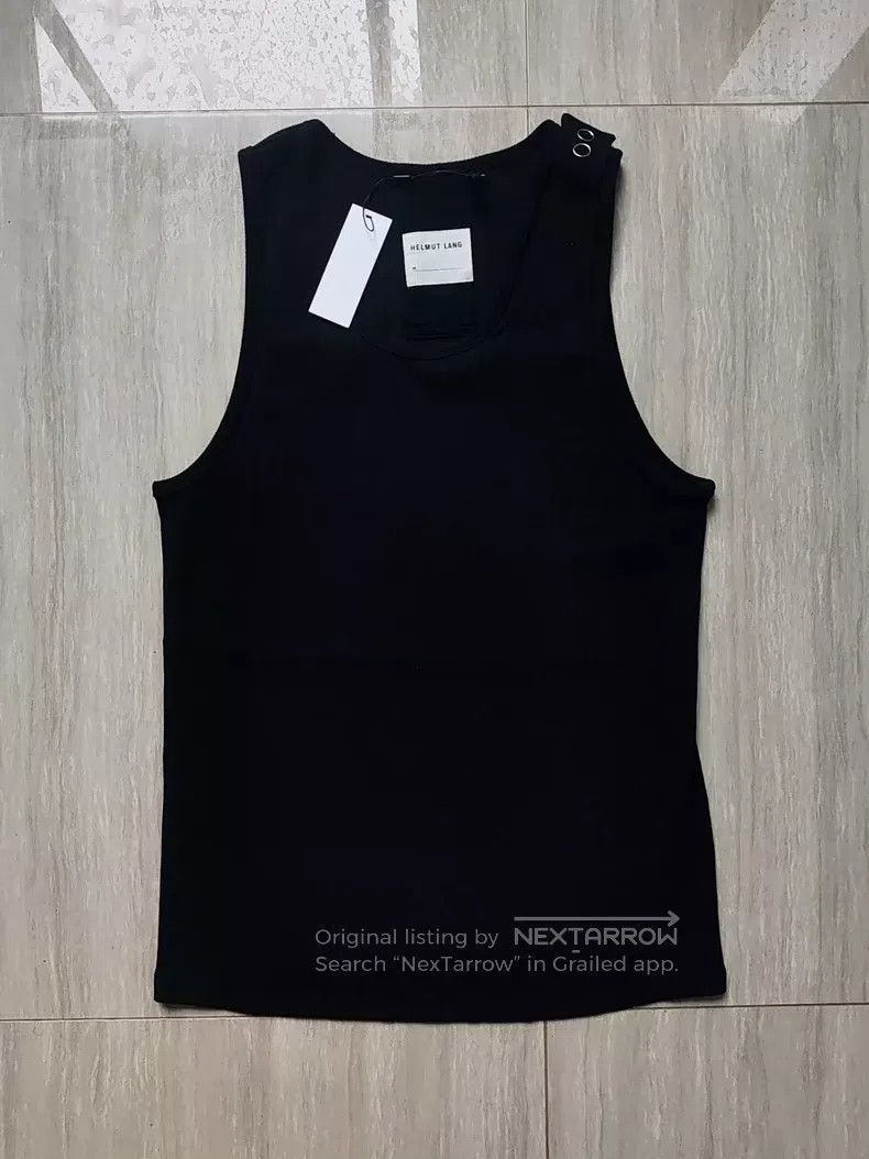 Helmut Lang HELMUT LANG Deconstructed Stretch Tank Top Size US XL / EU 56 / 4 - 2 Thumbnail