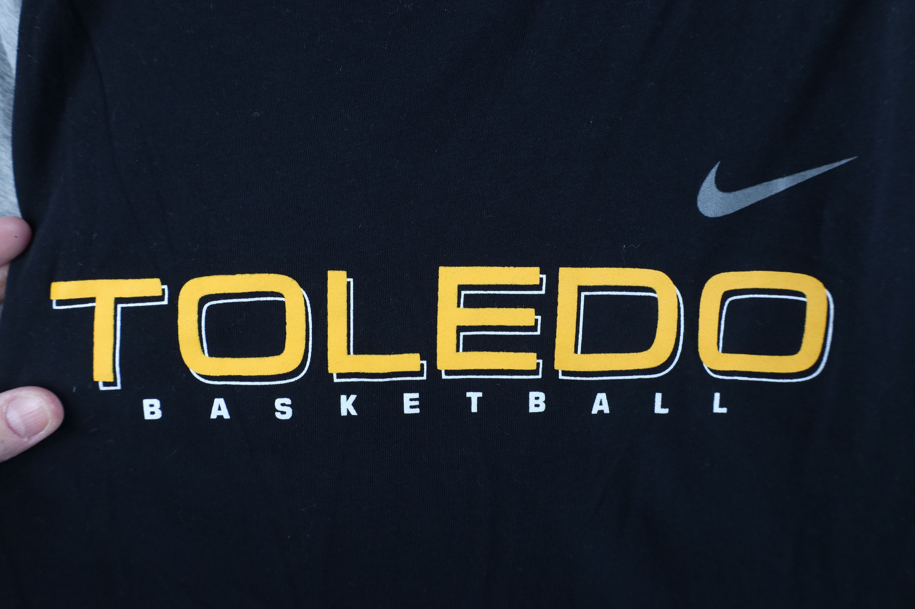 Nike Nike University of Toledo Basketball Raglan T-Shirt Black Size US L / EU 52-54 / 3 - 4 Thumbnail