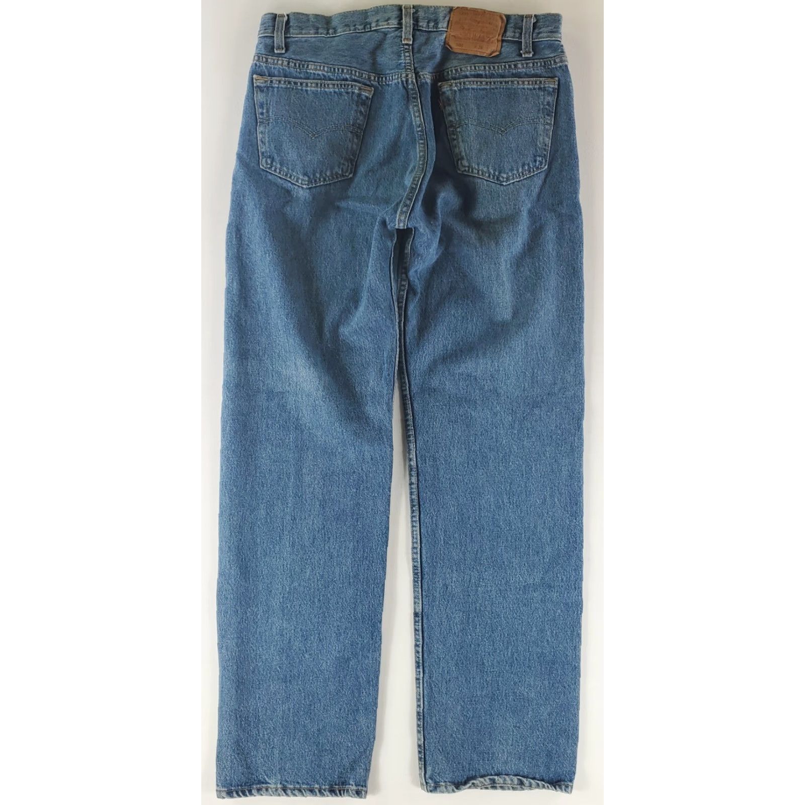 Levi's VINTAGE Levi's 501 Jeans Men 34 Inseam 31 Blue Straight 90s VTG 36x32 Actual 34x31 Mens Size US 34 / EU 50 - 3 Thumbnail