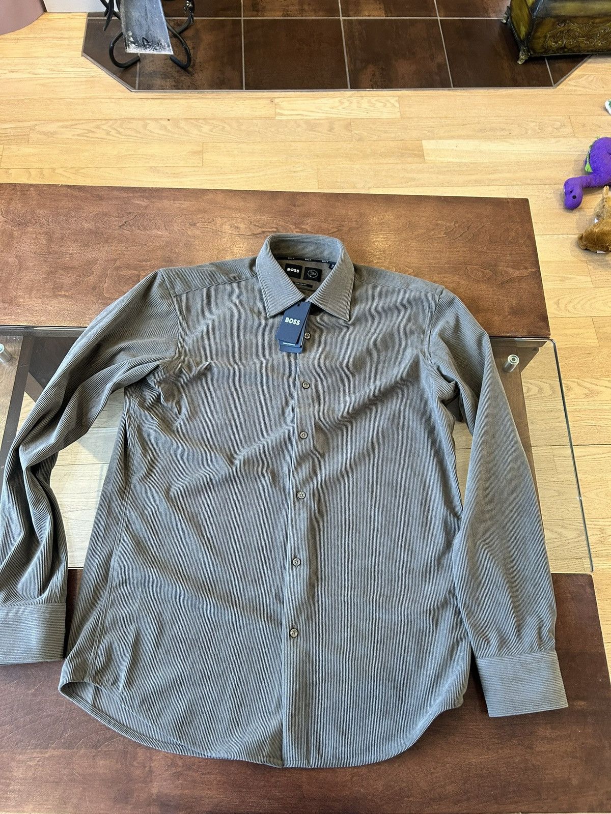Hugo Boss HugoBoss button up shirt With pattern in Green Size US L / EU 52-54 / 3 - 2 Thumbnail