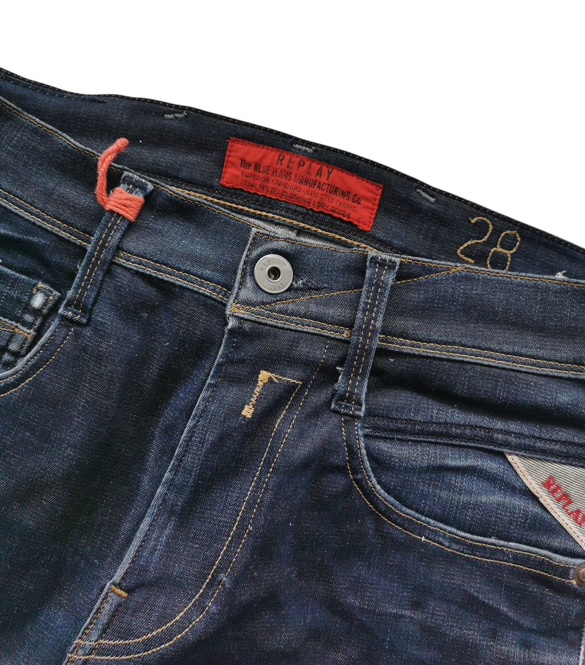 Replay Replay Anbass Slim Skinny Jeans - Italian Denim Size US 28 / EU 44 - 10 Thumbnail