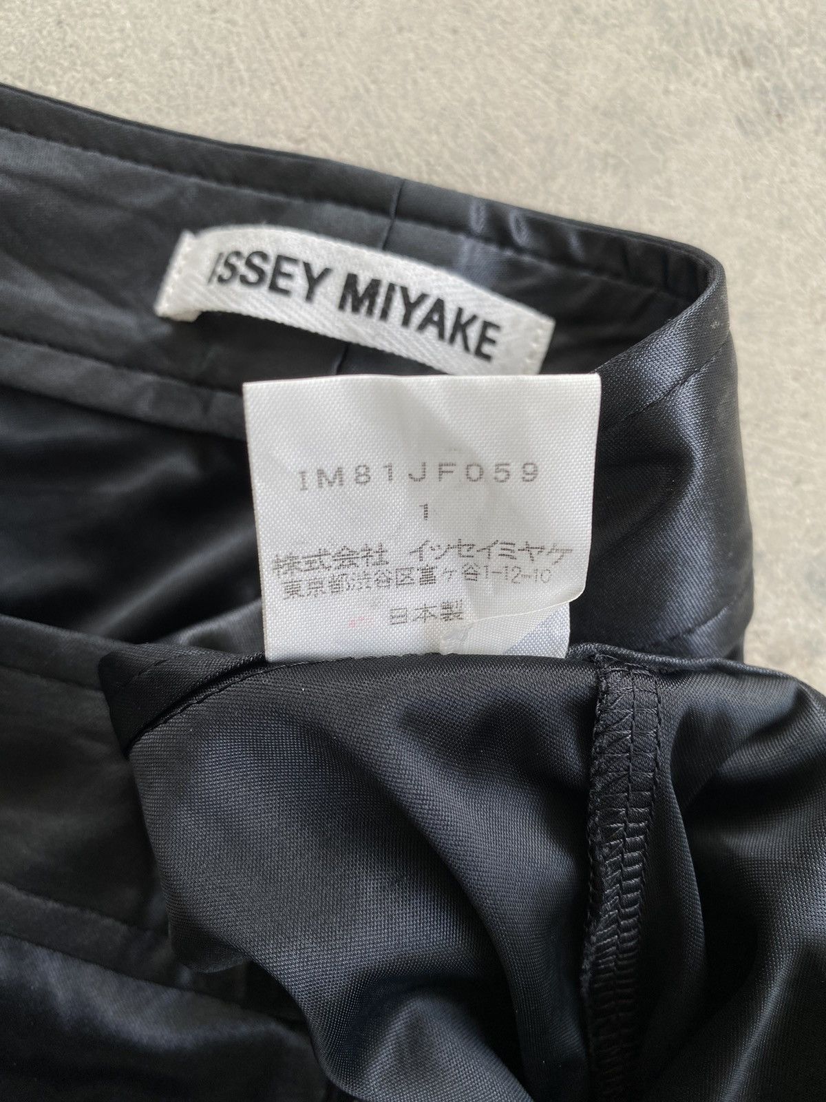 Issey Miyake Vintage Issey Miyake Rubber Polyester Black Spandex Pants Size 29" - 3 Thumbnail