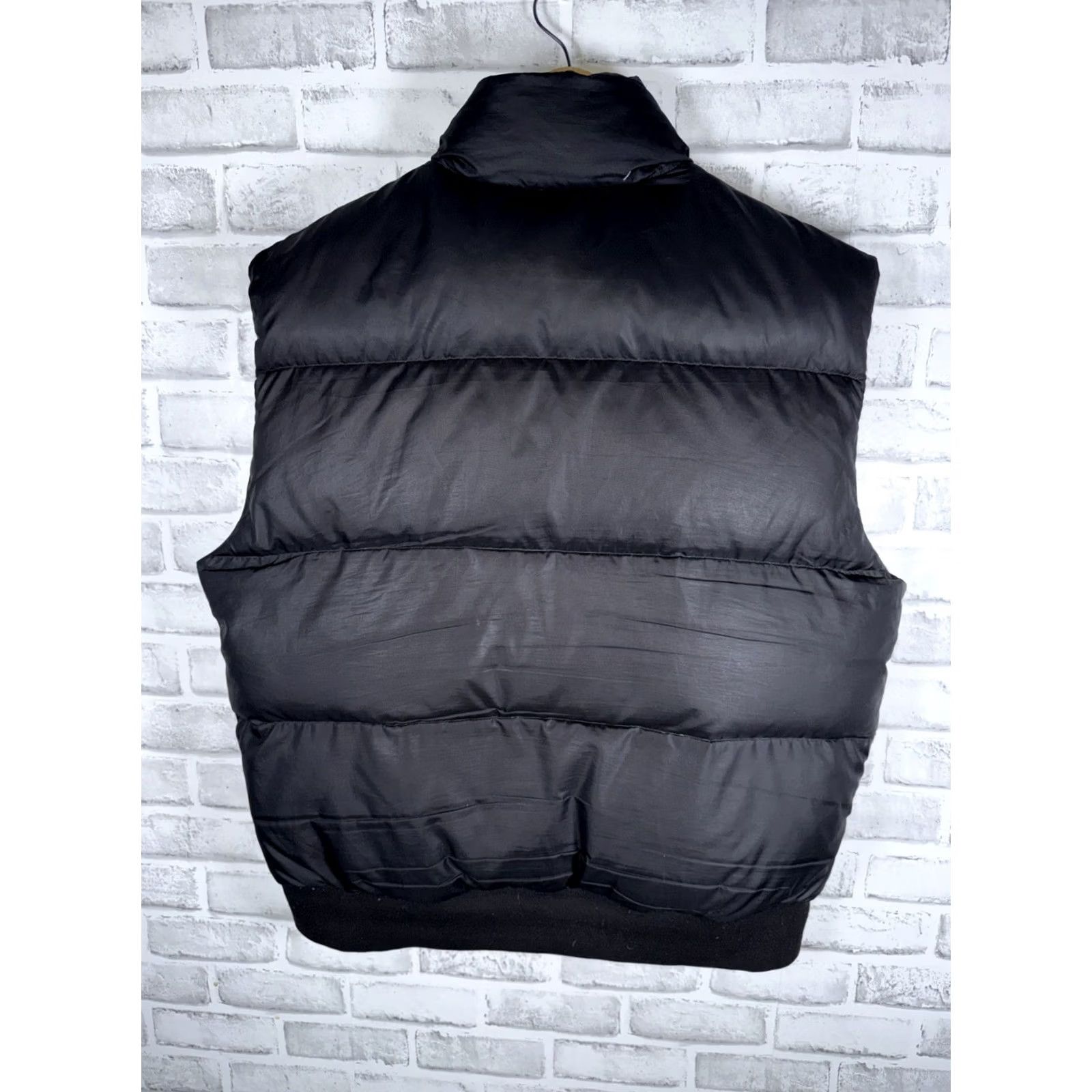 Vintage Polo Jeans Company Vest Puffer Down Insulated Outerwear Jacket Winter MENS L Black Zip Pockets Quilted Logo Full Zip Slit? Size US L / EU 52-54 / 3 - 7 Thumbnail