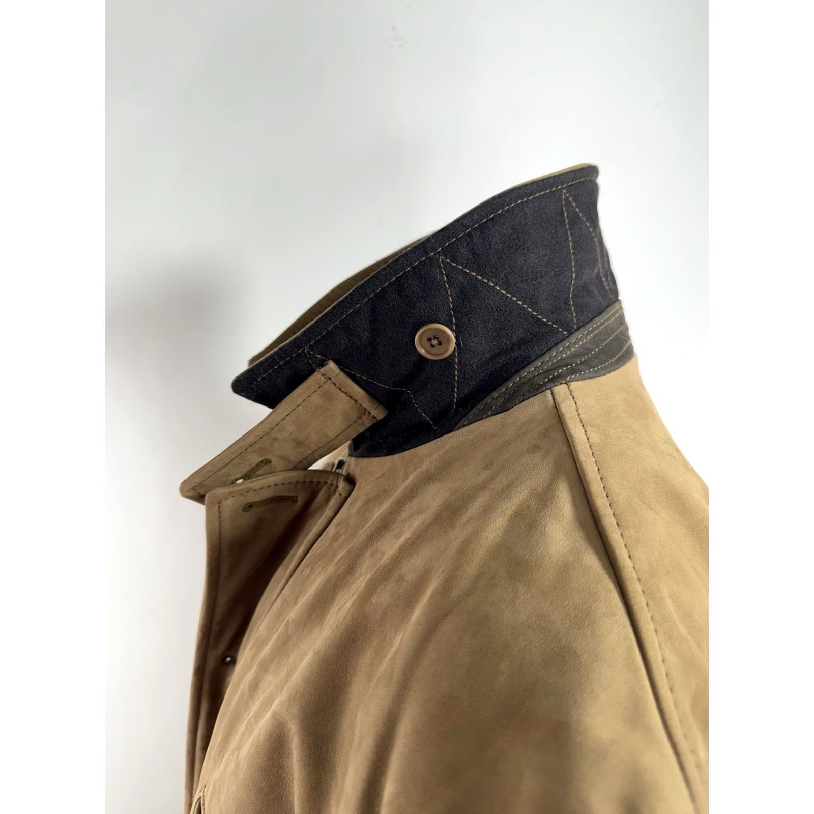 Vintage TURNBURY NEW w TAG LEATHER Md Field Chore Bush Ranch Jacket MEN M Brown Size M Jacket Size US M / EU 48-50 / 2 - 4 Thumbnail