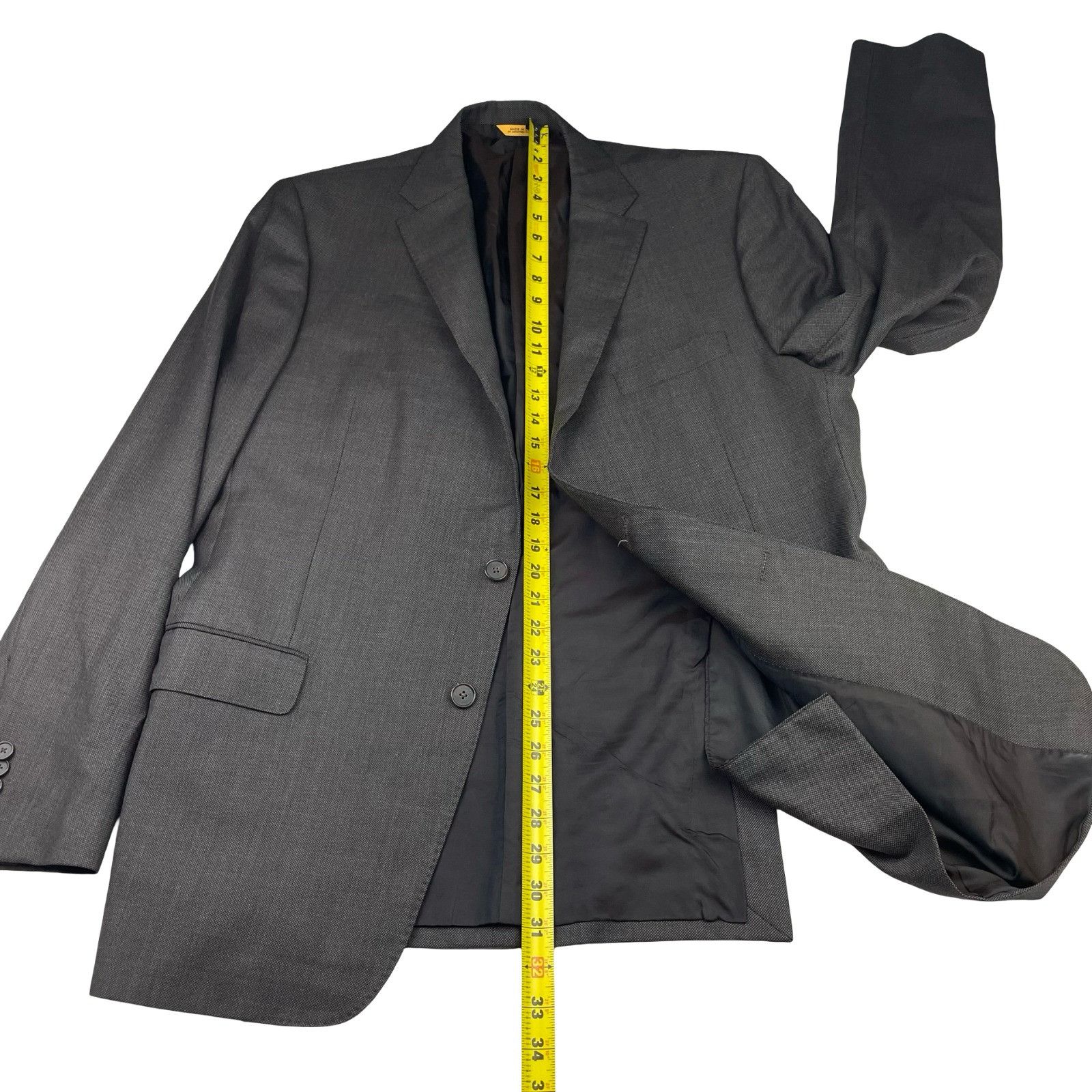 Hickey Freeman Hickey Freeman x Maus Hoffman Men’s Suit Brown Birdseye • US Size 44L - 14 Thumbnail