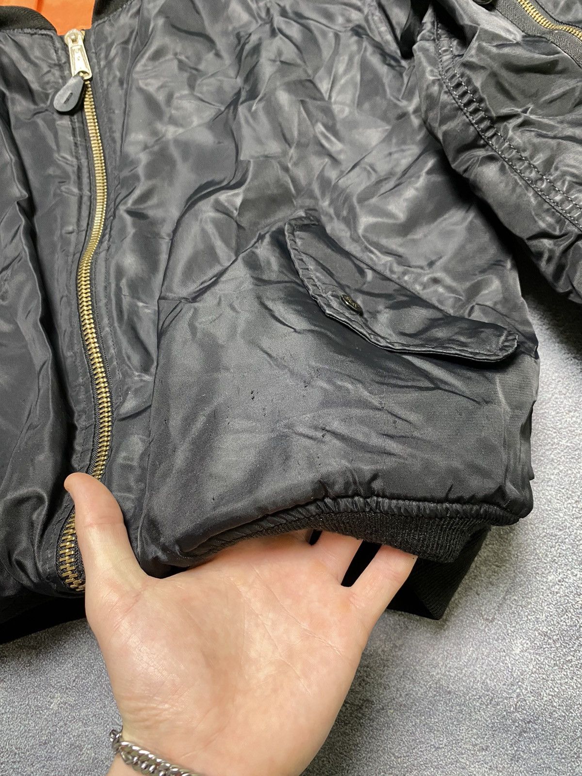 Japanese Brand × Vintage Ma 1 bomber vintage nylon size M Size US M / EU 48-50 / 2 - 8 Thumbnail