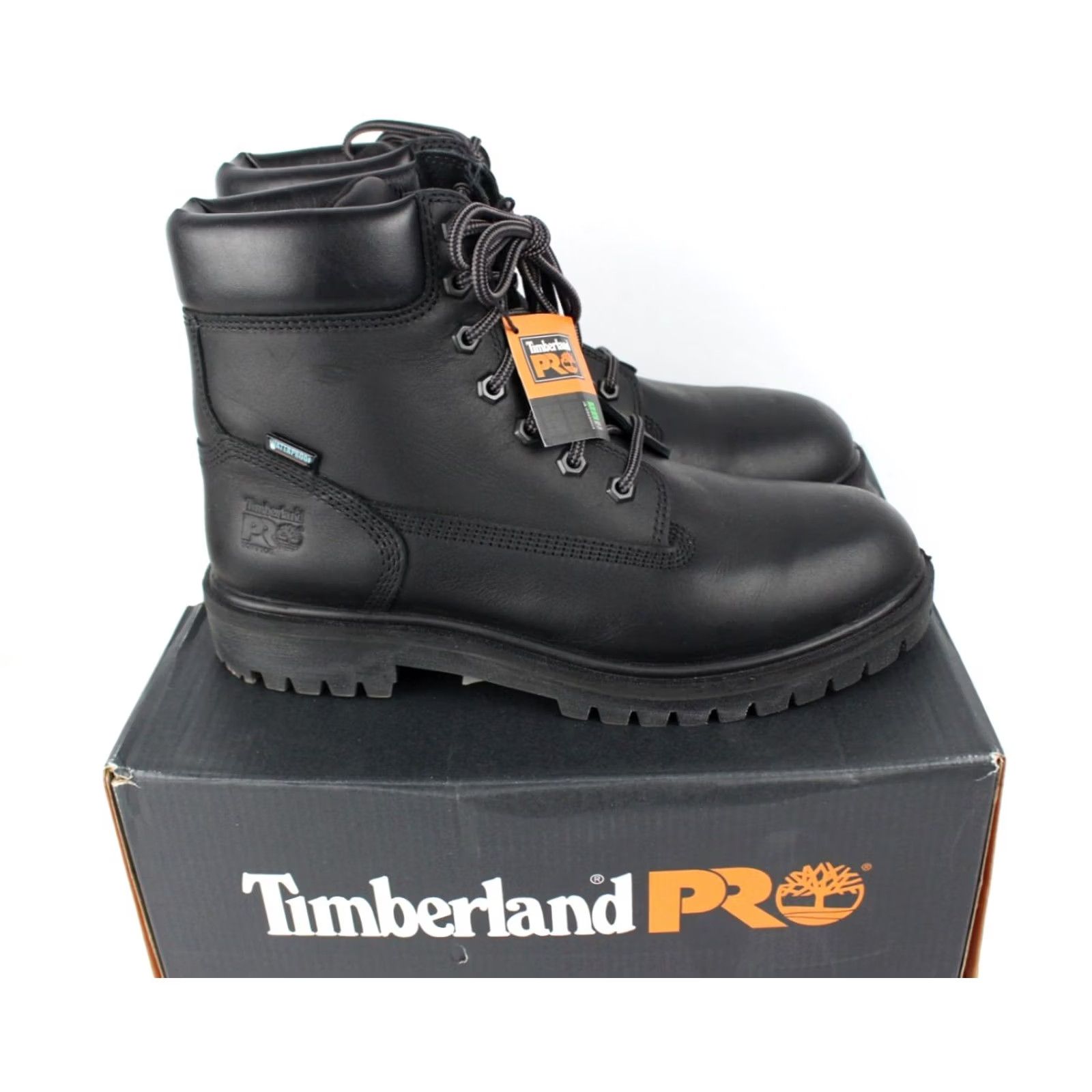 Timberland Timberland PRO Womens 6" Direct Attach Maxtrax Soft Toe Waterproof Boots 9 W Blk Size US 7 / IT 37 - 2 Thumbnail