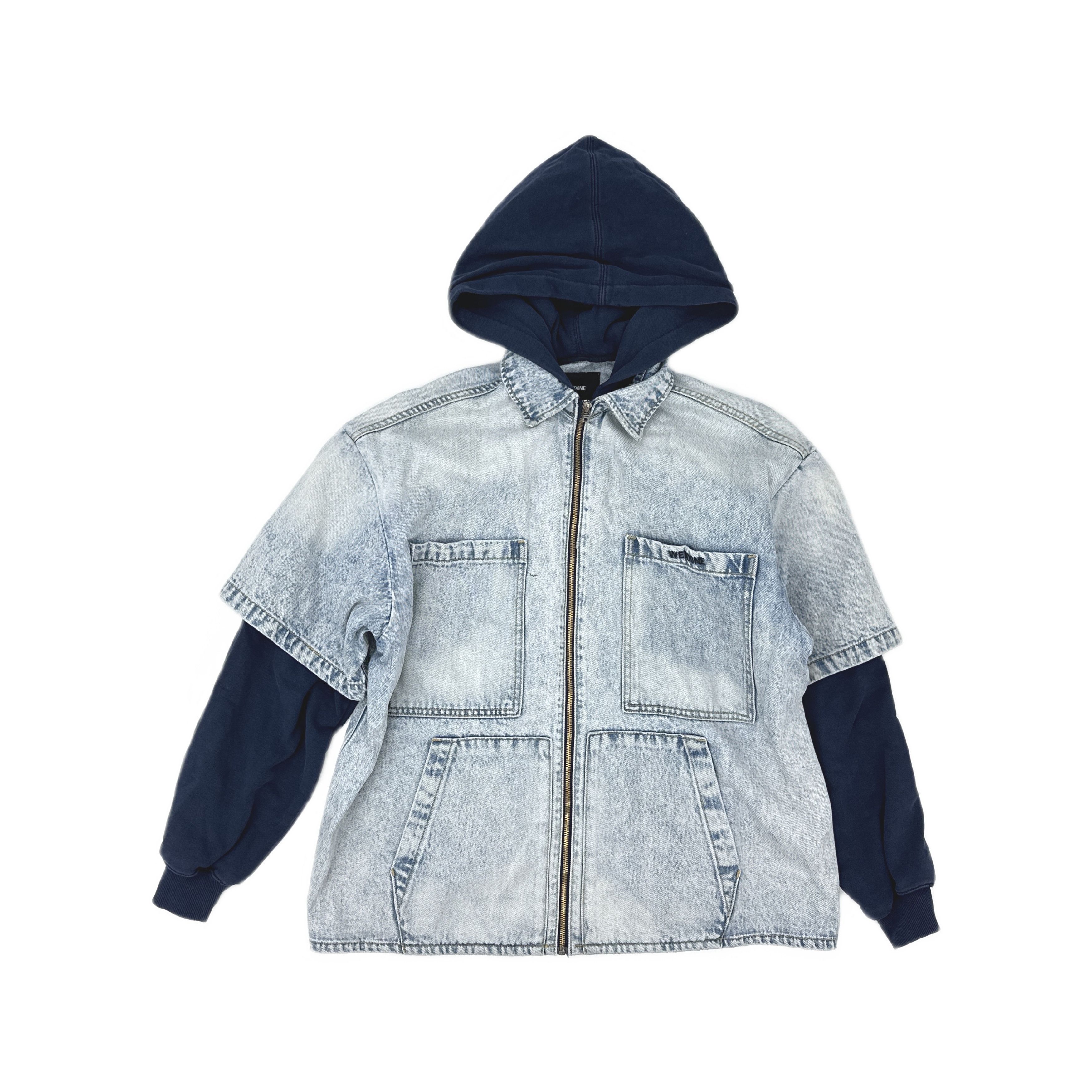 WE11DONE WE11DONE Layered Denim Jacket Size S Size US S / EU 44-46 / 1 - 1 Thumbnail