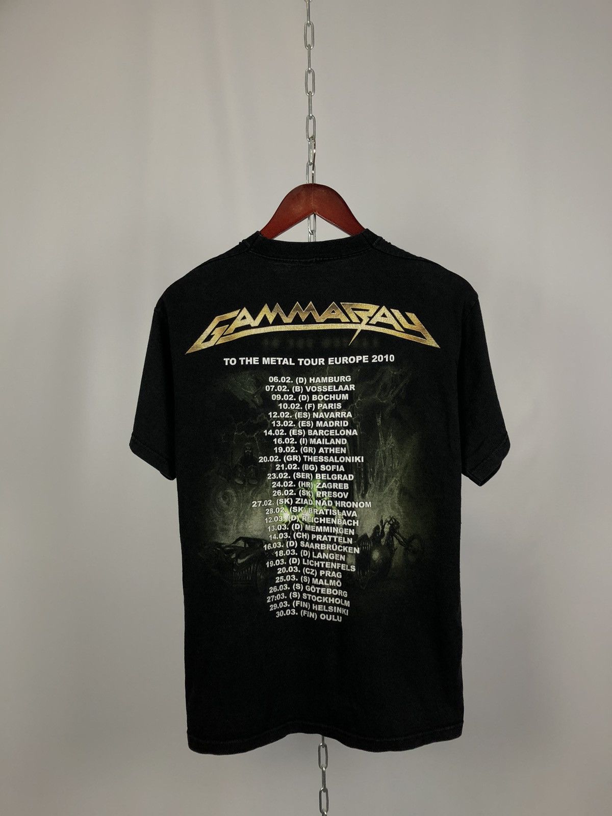 Band Tees Gamma ray 2010 rock metal T-shirts Size US L / EU 52-54 / 3 - 4 Thumbnail