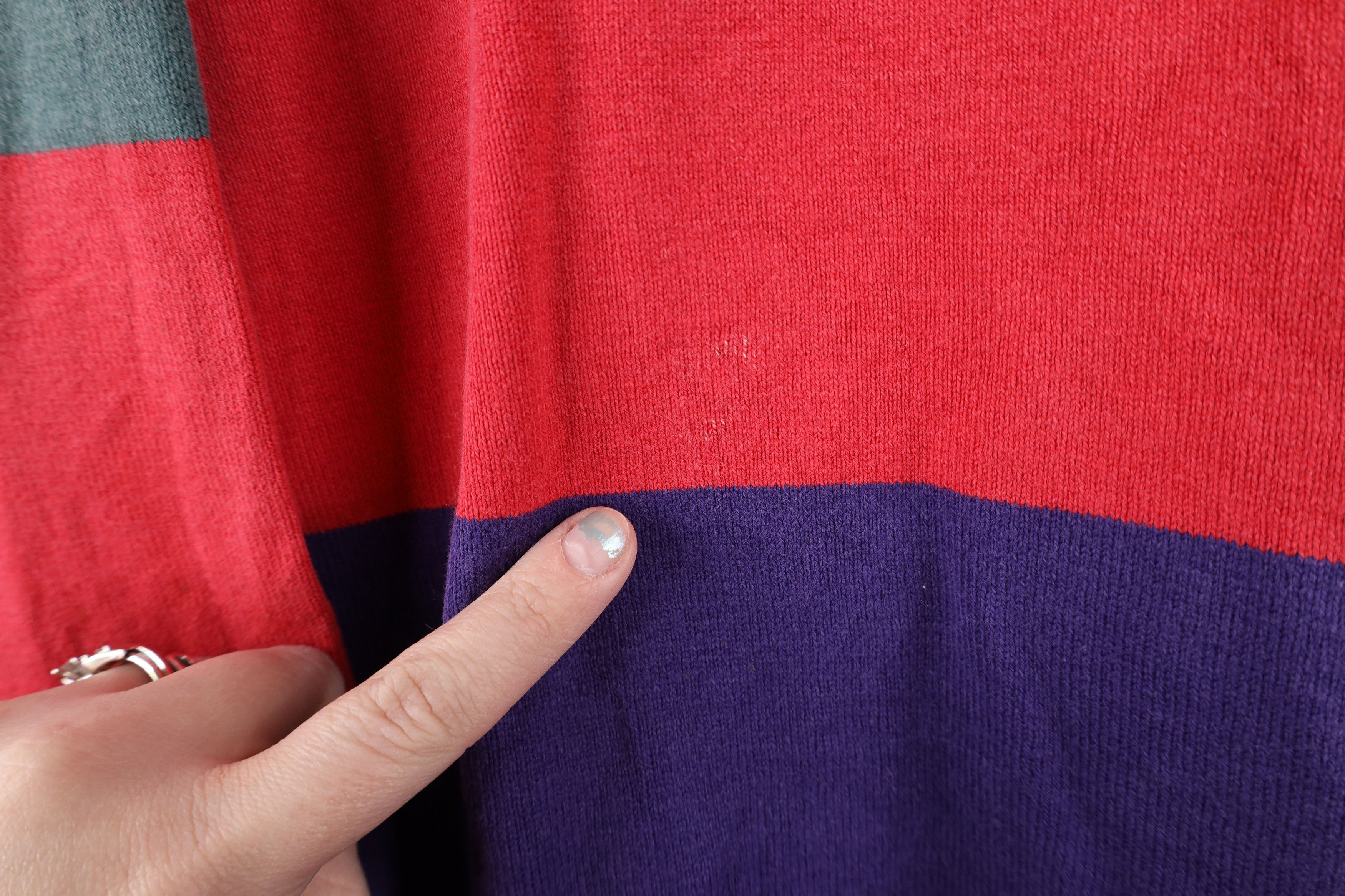 L.L. Bean × Vintage Vintage 90s LL Bean Heavyweight T-Shirt Striped USA Size US XXL / EU 58 / 5 - 5 Thumbnail