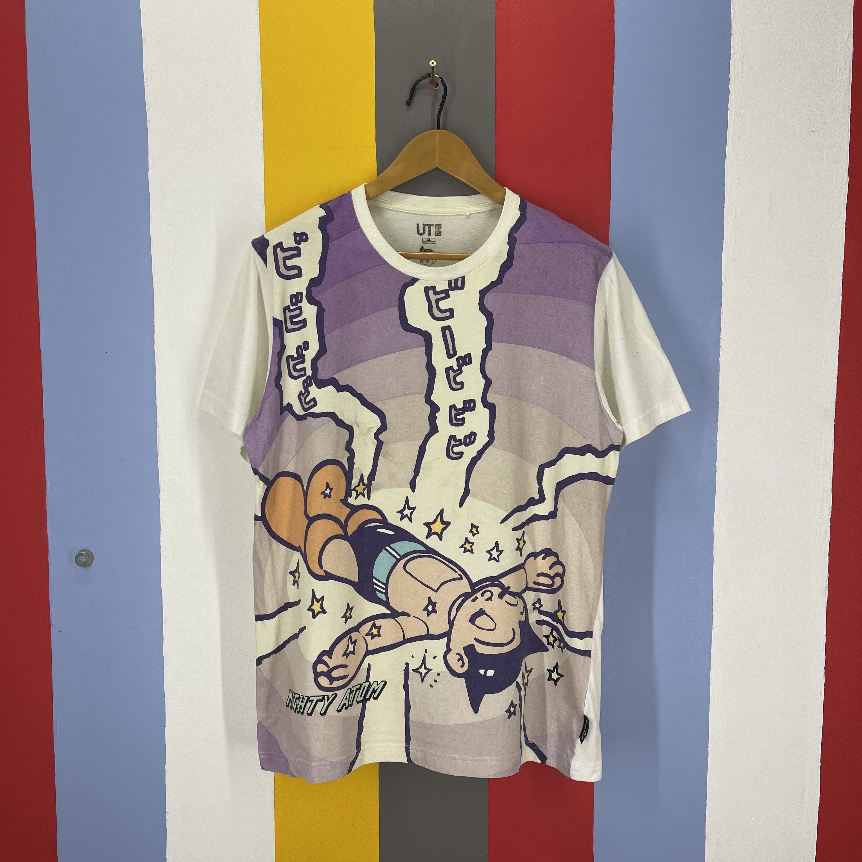 Cartoon Network × Uniqlo UNIQLO x ASTRO BOY Full Print Crew Neck T Shirt #1785/07 Size US XL / EU 56 / 4 - 1 Thumbnail