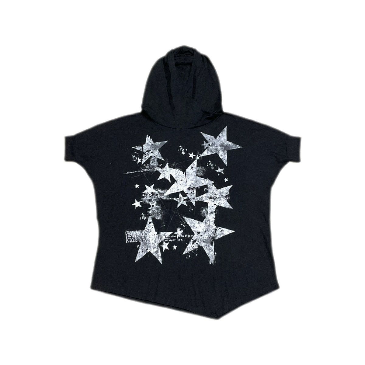 Hysteric Glamour 🔥Sick Y2K Sex Pot Revenge Stars Ninja Hoodie Asymmetric Size US XL / EU 56 / 4 - 1 Thumbnail