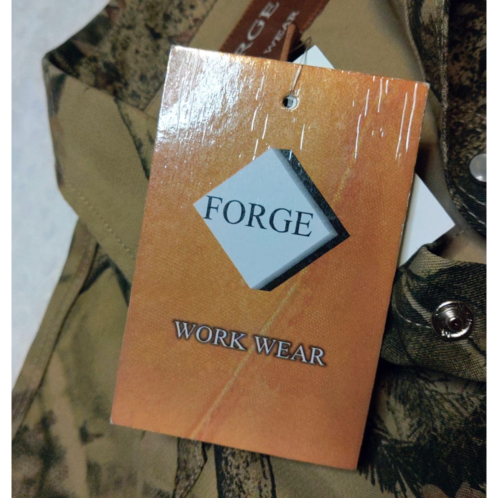 Vintage Forge Workwear Shirt Mens M Camouflage Brushpopper Western Pearl Snap Hunting Size US M / EU 48-50 / 2 - 5 Thumbnail