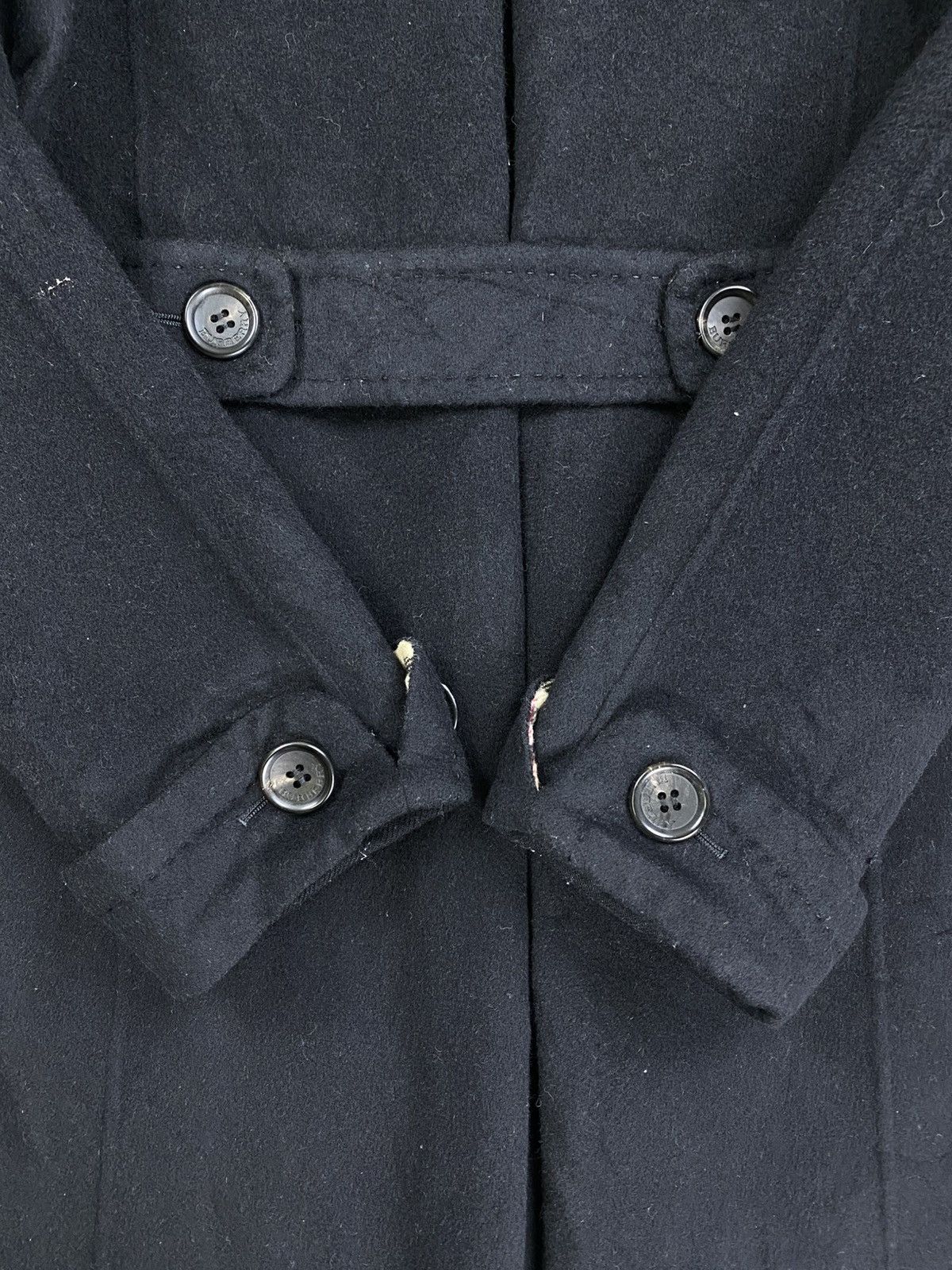 Burberry Vintage 90s Burberry London Nova Check Wool Trench Coat Size US S / EU 44-46 / 1 - 8 Thumbnail