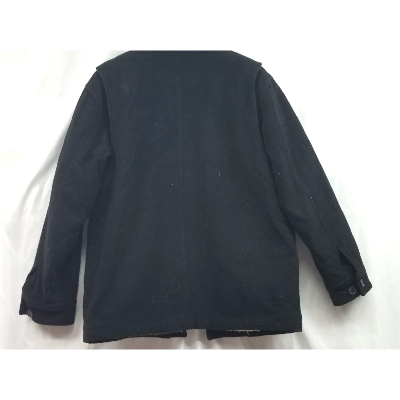 Andrew Marc ANDREW MARC New York Wool Coat Jacket Mens M Black Sherpa Lining Zip Coat Size US M / EU 48-50 / 2 - 2 Thumbnail