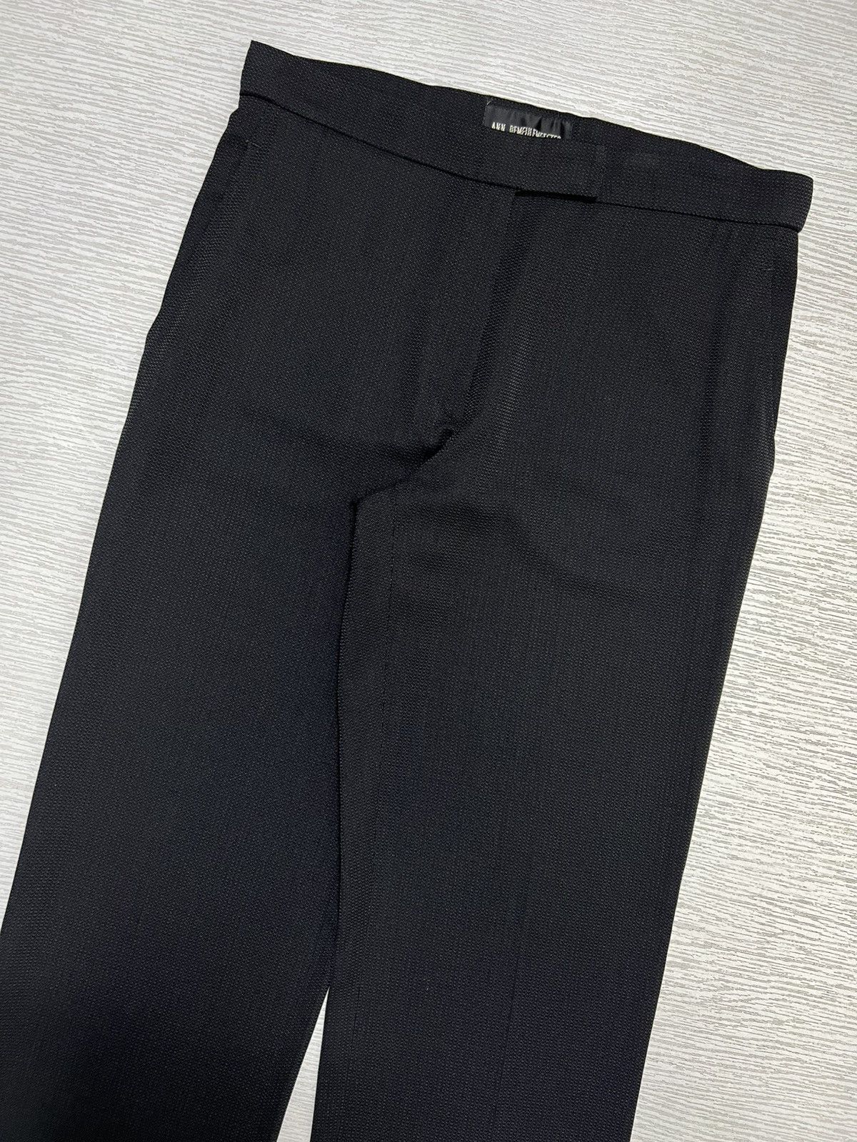 Ann Demeulemeester Ann Demeulemeester - Adjustable Waist Textured Trouser Size 30" / US 8 / IT 44 - 4 Thumbnail