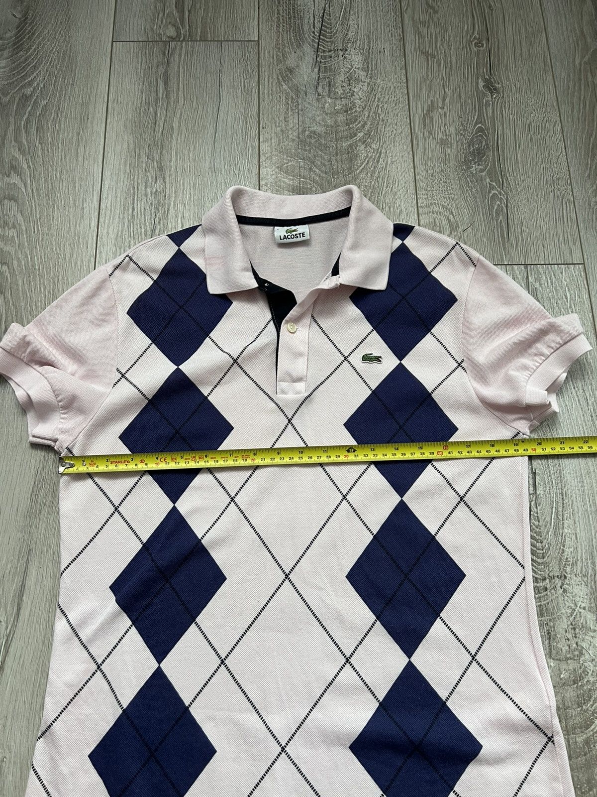 Lacoste Vintage Lacoste Polos Preppy Style 2000s Geometric Pattern Size M / US 6-8 / IT 42-44 - 13 Thumbnail