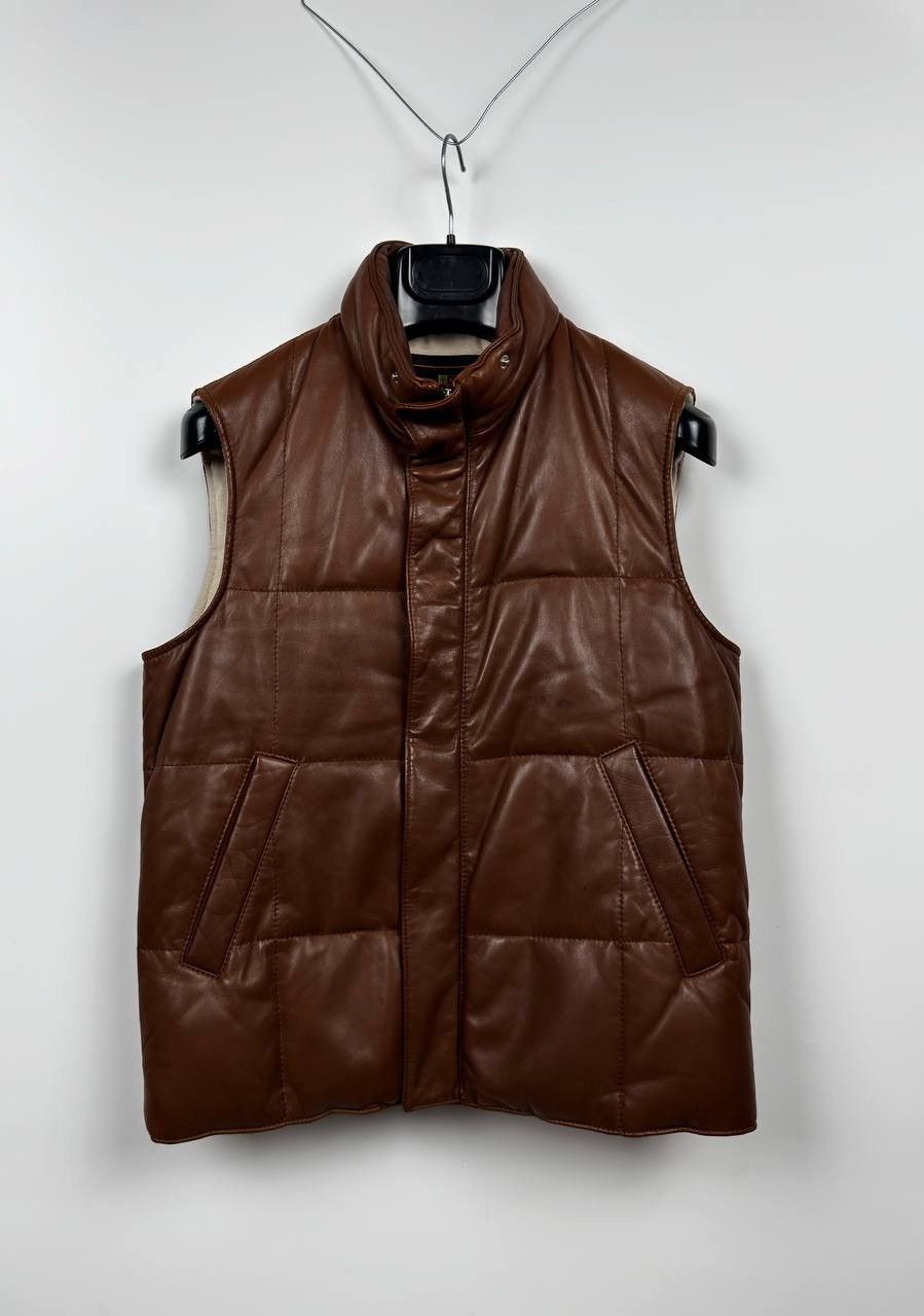 Loro Piana Loro Piana Leather Padded Vest Size US XS / EU 42 / 0 - 1 Thumbnail