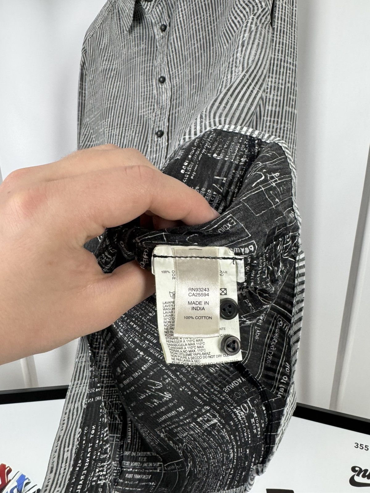 Diesel Vintage Diesel Graphic Grey Shirt Size US M / EU 48-50 / 2 - 7 Thumbnail