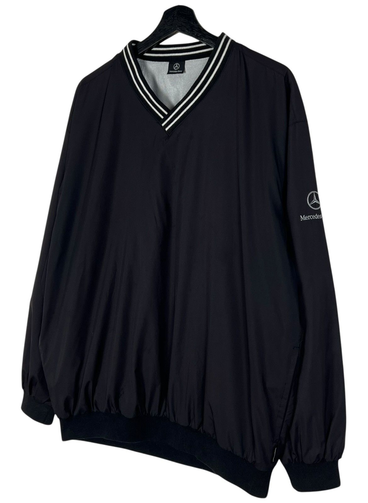 Mercedes-Benz Vintage Mercedes Nylon Sweatshirt Size US XL / EU 56 / 4 - 3 Thumbnail