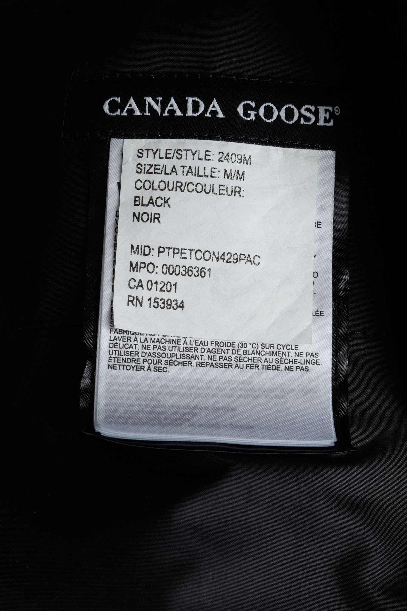 Canada Goose Canada Goose Crew Trench Black Zip Rain Jacket Size US M / EU 48-50 / 2 - 16 Thumbnail