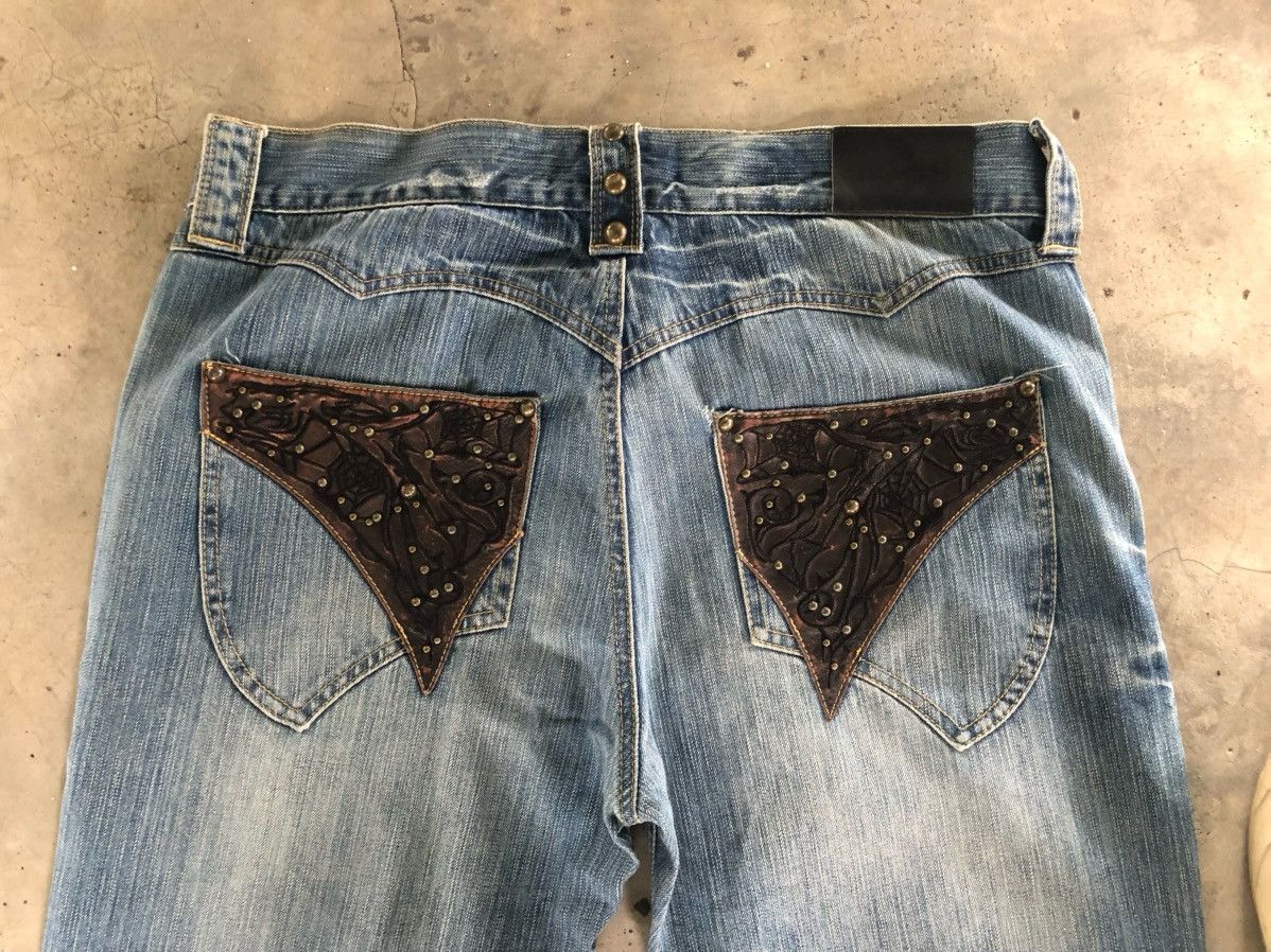 Hysteric Glamour Japanese Osaka Big Train Pacthwork Leather Size US 37 - 3 Thumbnail