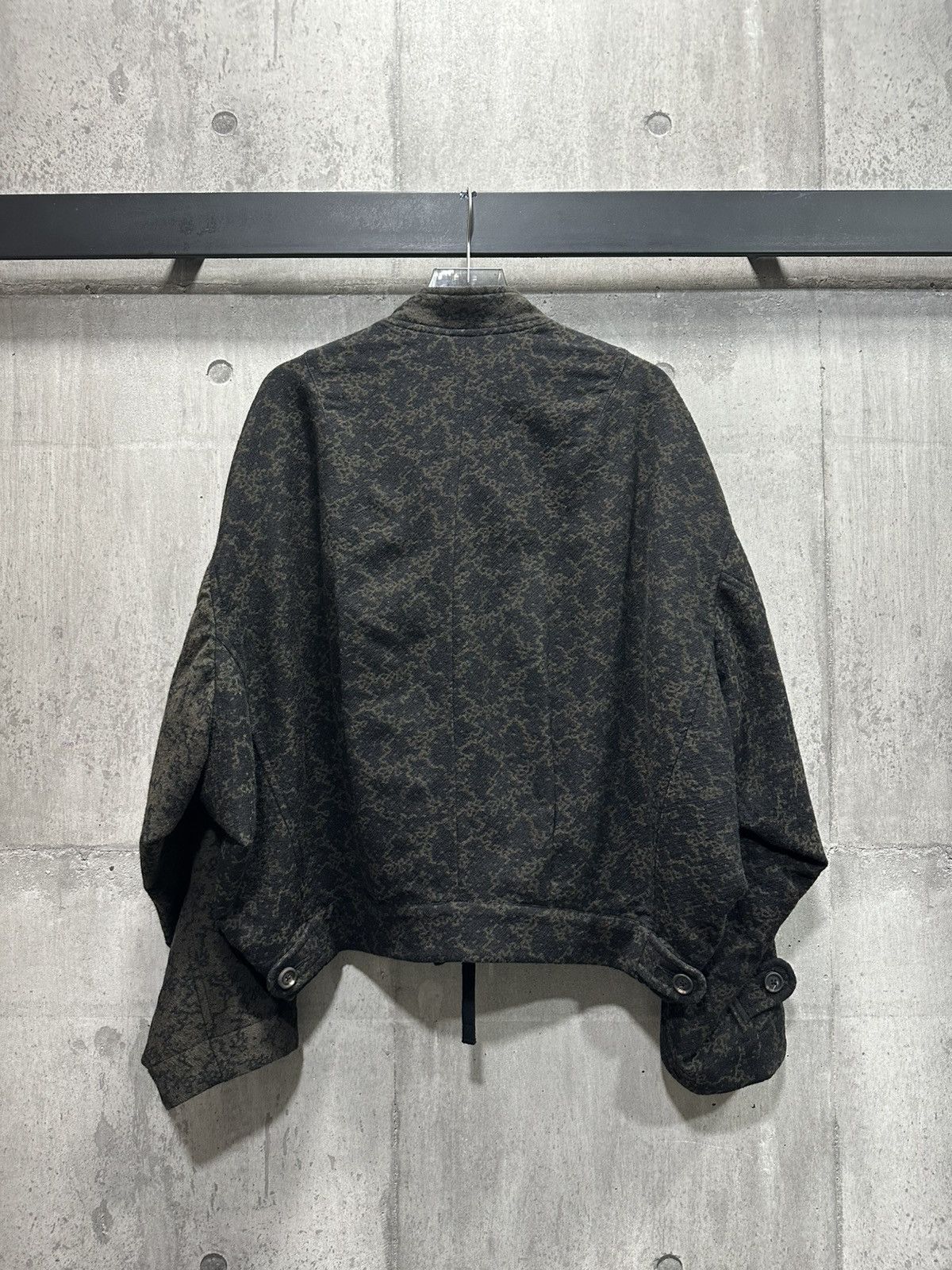 Ziggy Chen Brown Jacquard Bomber Jacket Size US S / EU 44-46 / 1 - 2 Thumbnail
