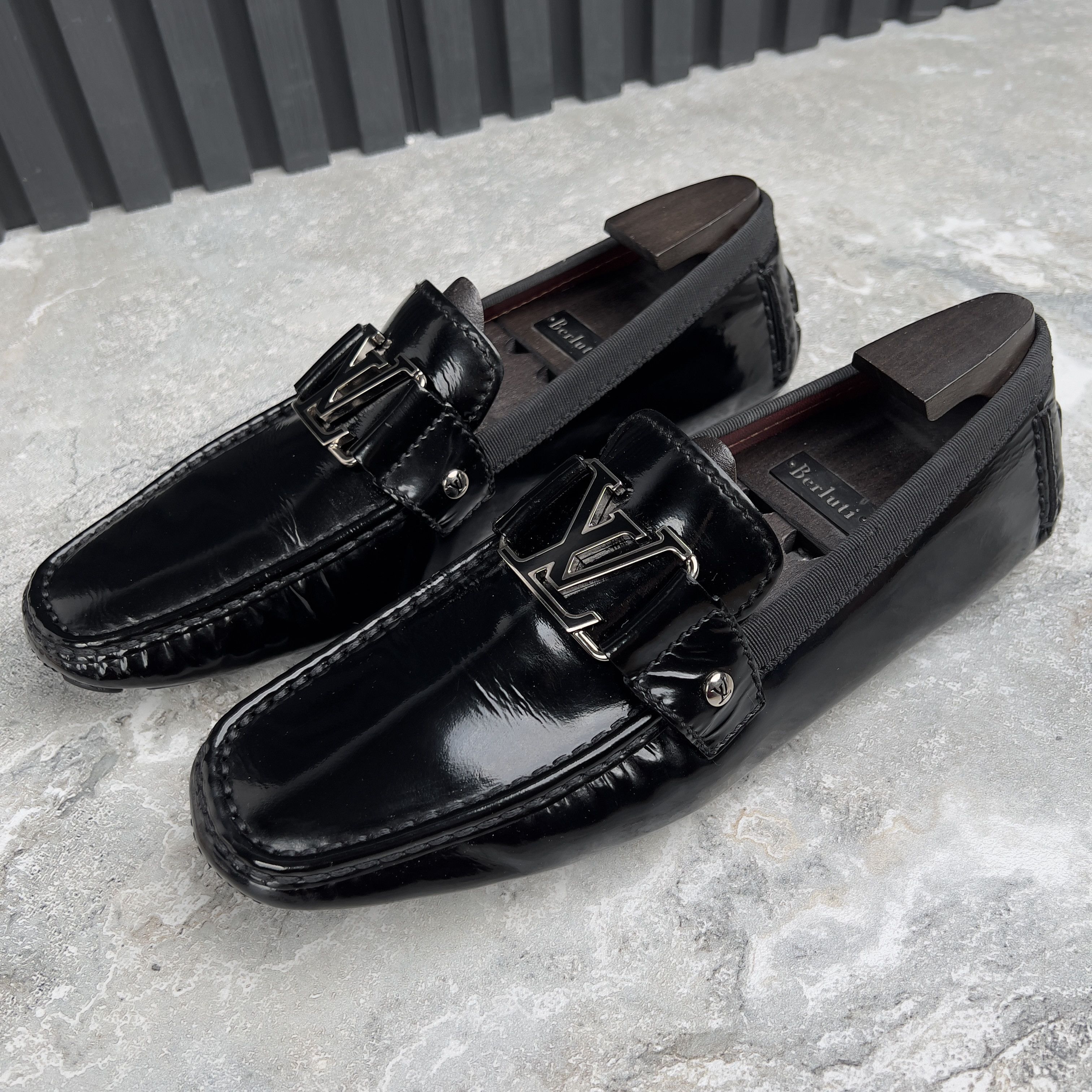 Louis Vuitton Louis Vuitton Monte Carlo Moccasins Glazed Leather Size US 8 / EU 41 - 1 Thumbnail