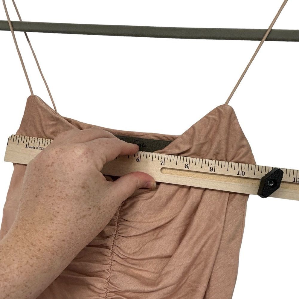 Enza Costa ENZA COSTA RUCHED CAMISOLE VISCOSE LYCRA WOMENS SIZE SMALL Size S / US 4 / IT 40 - 4 Thumbnail