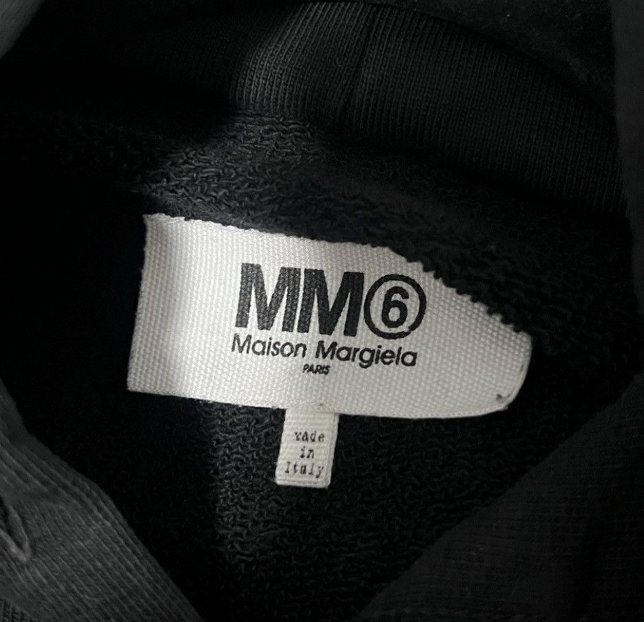 MM6 MM6 Maison Margiela Black Hoodie Size S / US 4 / IT 40 - 2 Thumbnail