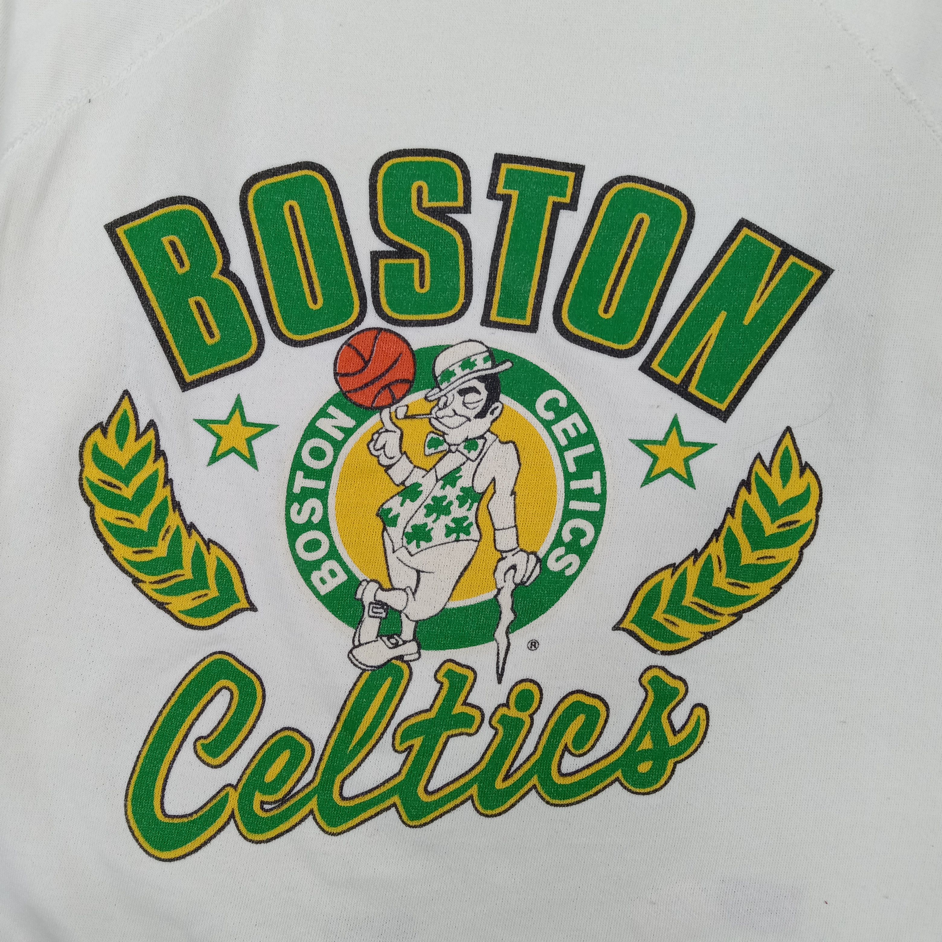 NBA × Vintage Vintage 90's Boston Celtics American Basketball Sweatshirt Size US S / EU 44-46 / 1 - 2 Thumbnail