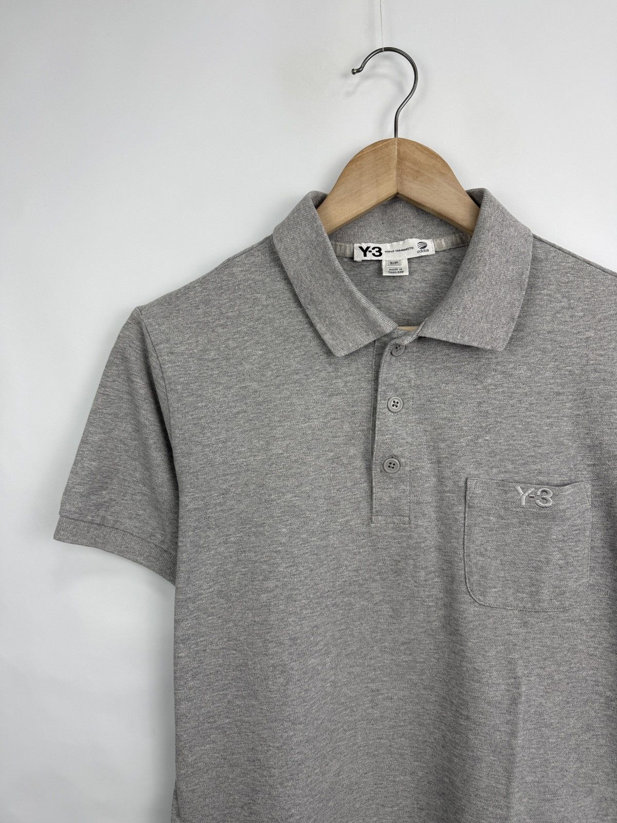 Y-3 🇯🇵 Vintage 2008 Y-3 Adidas Yohij Yamamoto Polo T-Shirt Rare Size US S / EU 44-46 / 1 - 4 Thumbnail