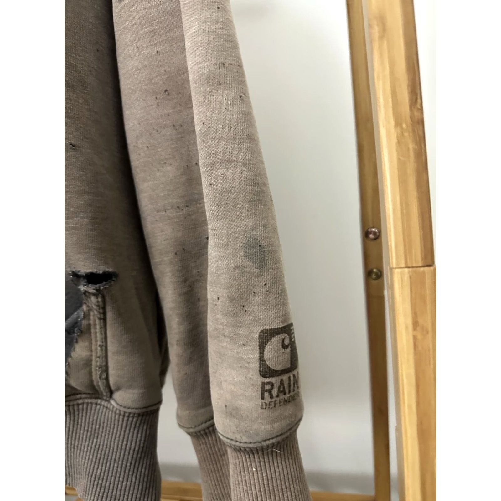 Carhartt VTG Carhartt Gradient Sun Faded Ghost Pocket WIP Work Hoodie Sweatshirt M Shirt? Size US M / EU 48-50 / 2 - 7 Thumbnail
