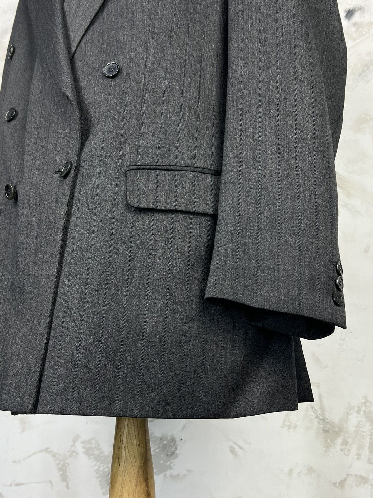 Marks & Spencer Marks & Spencer Double Breasted Wool Blazer Suit Jacket 56 Size 52R - 5 Thumbnail