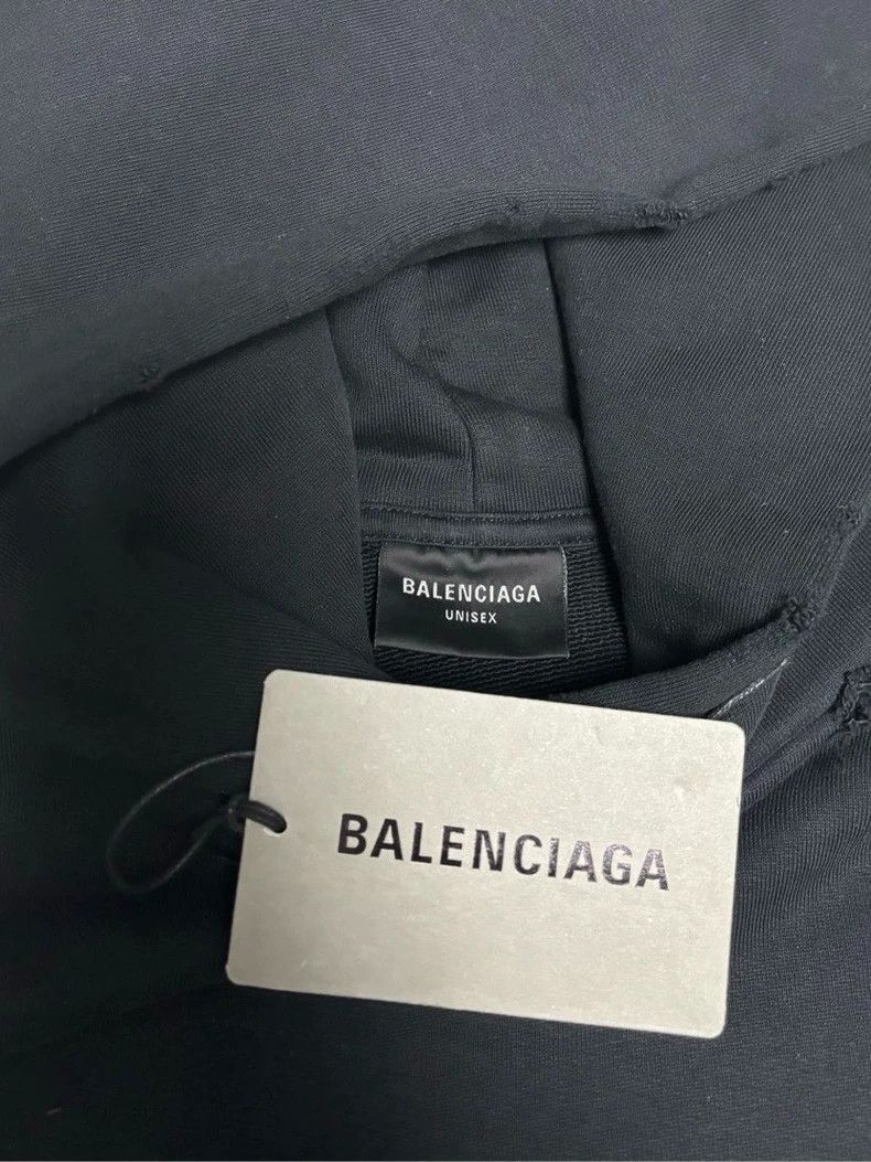 Balenciaga Balenciaga 24x3B ink-splashed old hoodie 2502-Nextarrow Size US L / EU 52-54 / 3 - 4 Thumbnail