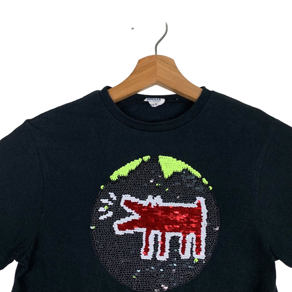 Keith Haring Keith Haring Big Logo Crop Tees #0213-C10 Size XS / US 0-2 / IT 36-38 - 3 Thumbnail