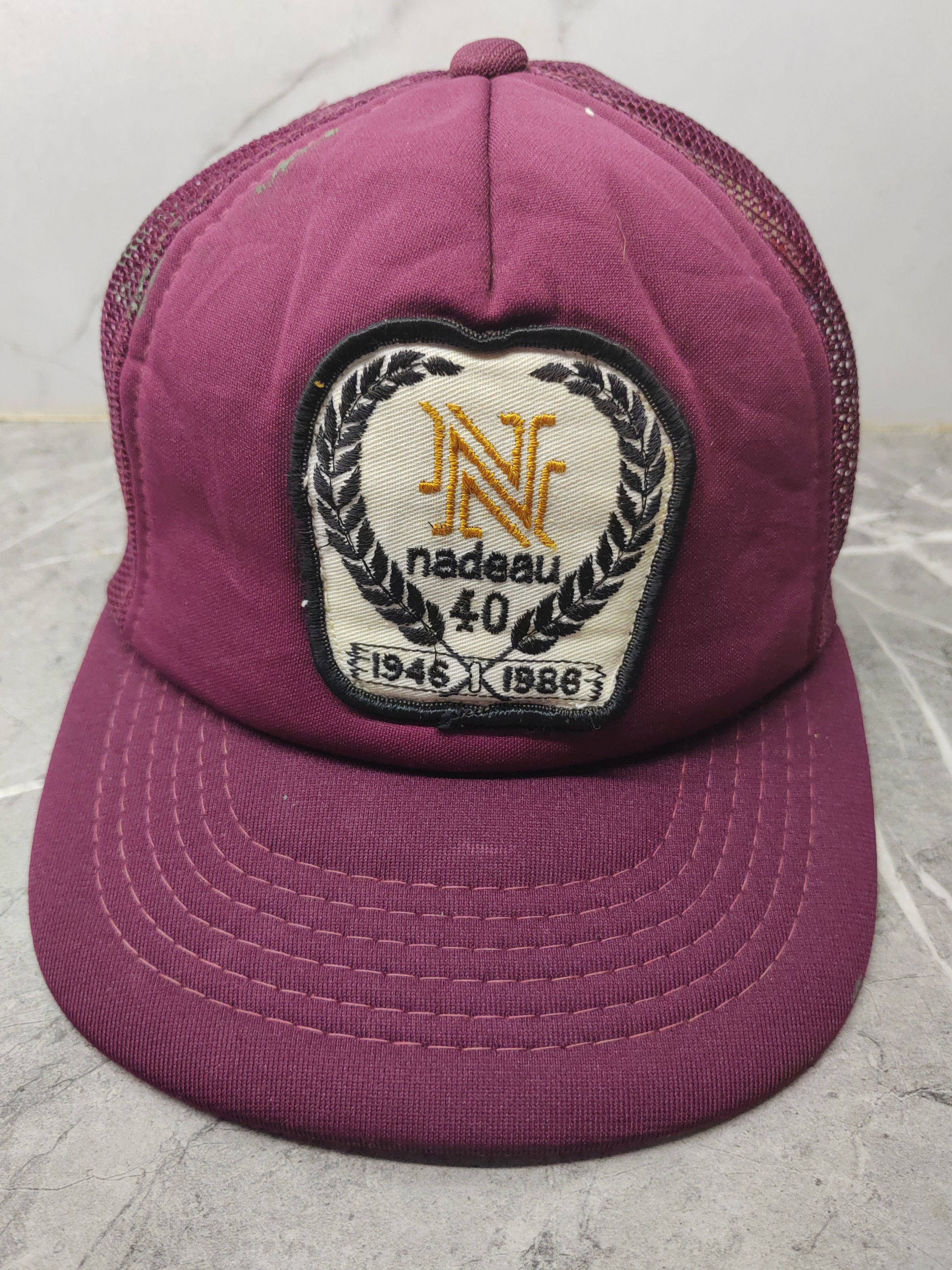 Vintage Vintage Nadeau Trucker Cap Hat Size ONE SIZE - 2 Thumbnail