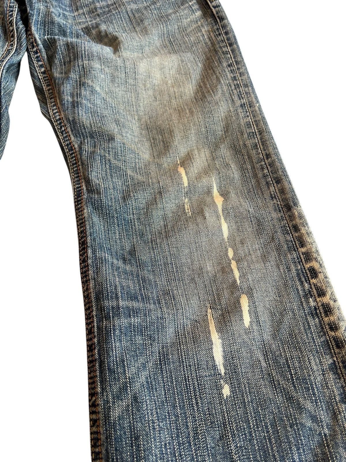 Japanese Brand Vintage Liberto XXX Distressed Flare Mudwash Jean Size US 28 / EU 44 - 5 Thumbnail