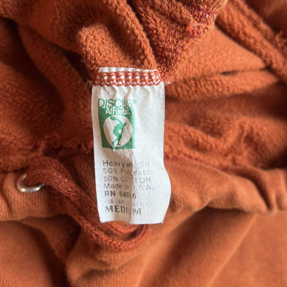 Vintage Vintage 1990s discus rust orange sweatpants S/M Size US 30 / EU 46 - 4 Thumbnail
