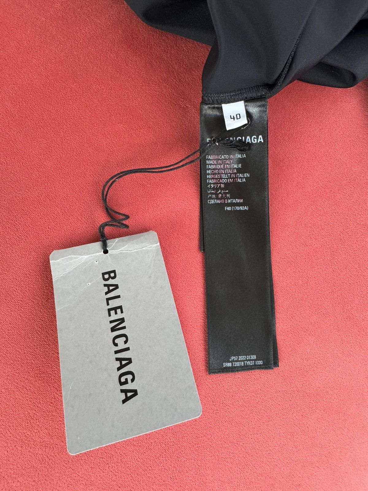 Balenciaga New Balenciaga one shoulder mini dress, size S Size S / US 4 / IT 40 - 8 Thumbnail