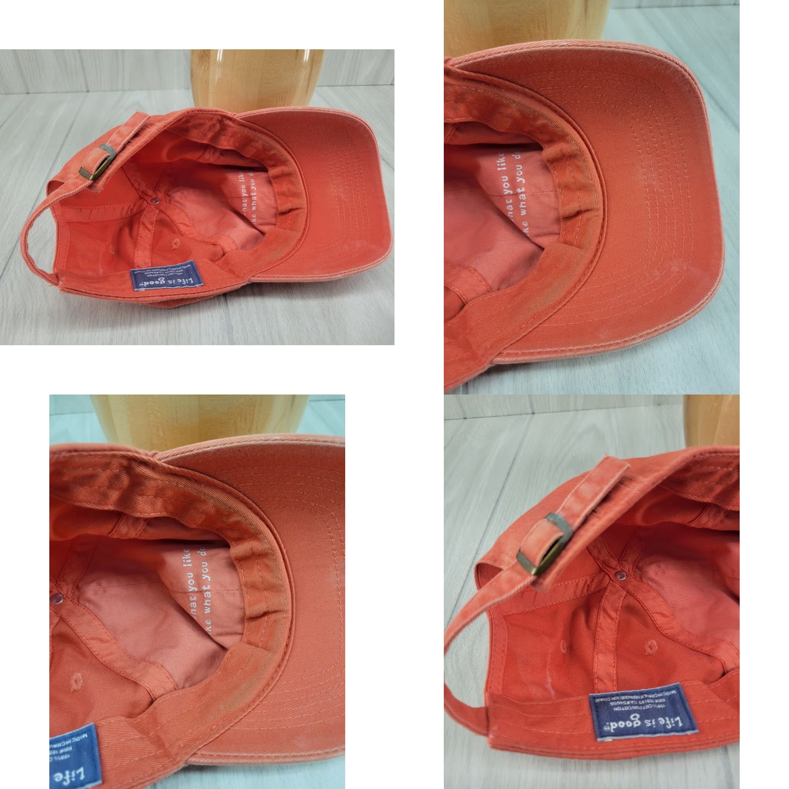 Life is Good LIFE IS GOOD ADULT TATTERED & SUN WASHED FLIP FLOPS Peach Size ONE SIZE - 8 Thumbnail