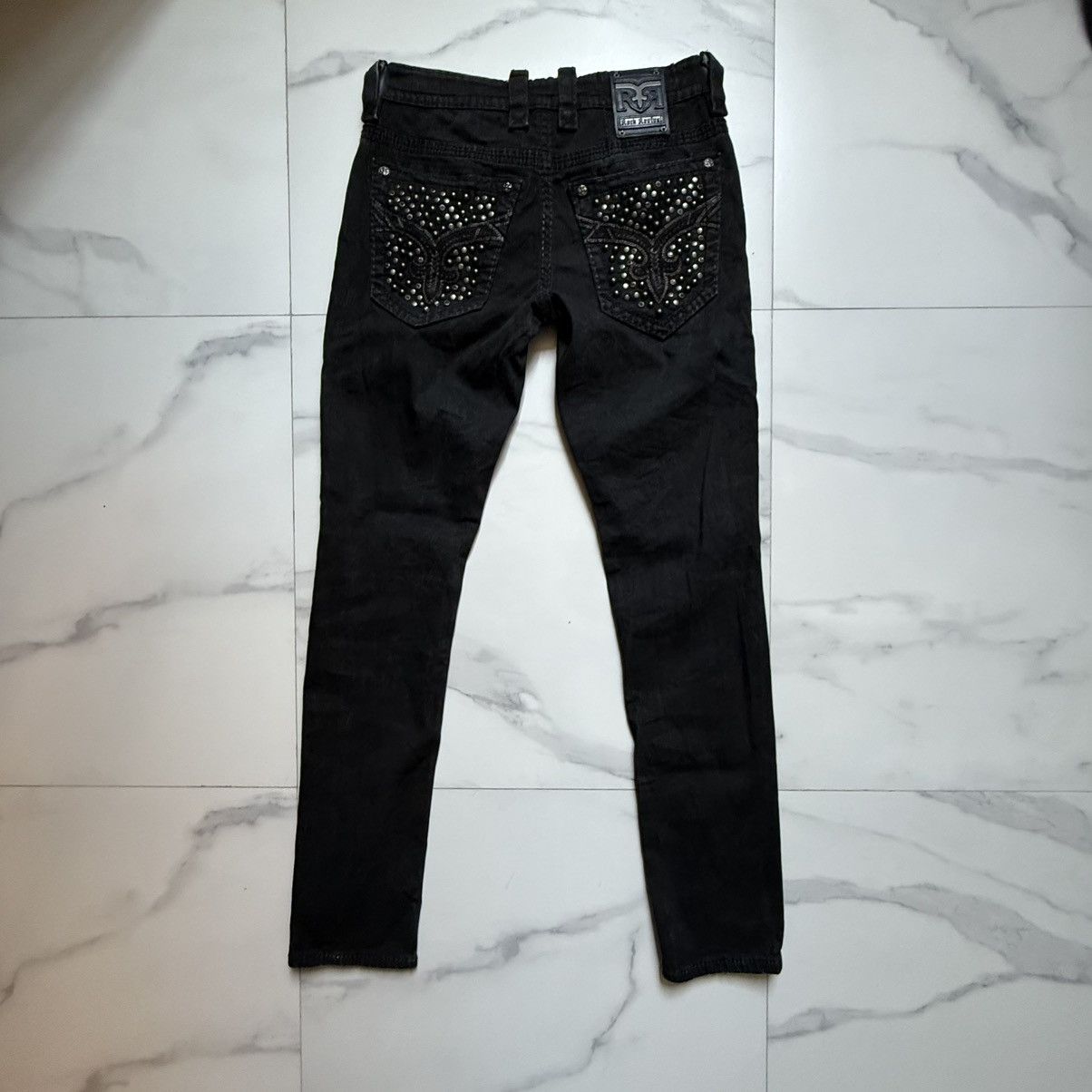 Rock Revival Rock Revival Granger Biker Black Jeans Size US 32 / EU 48 - 3 Thumbnail
