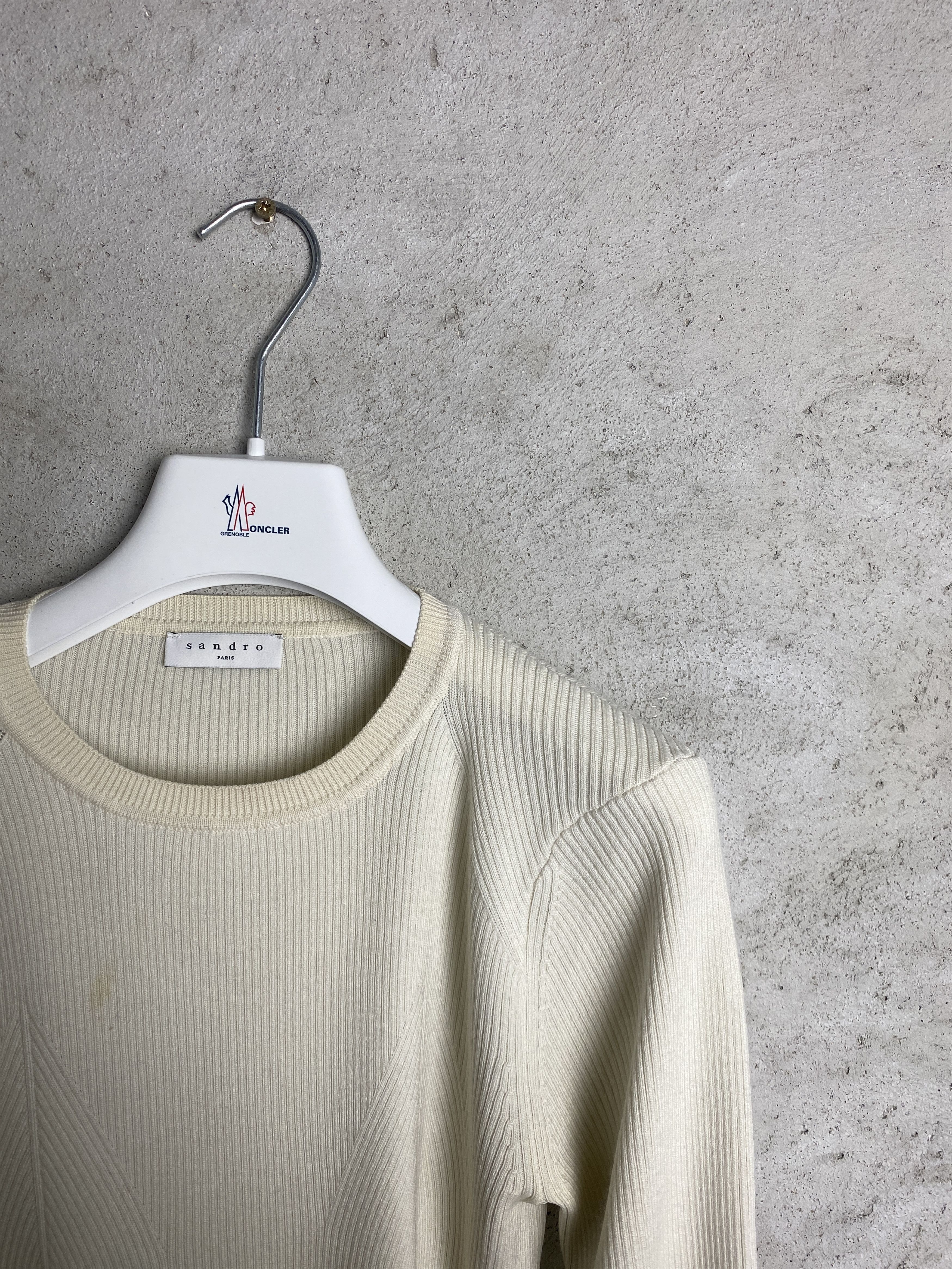 Sandro Sandro ribbed sweater light knitwear Size M / US 6-8 / IT 42-44 - 2 Thumbnail