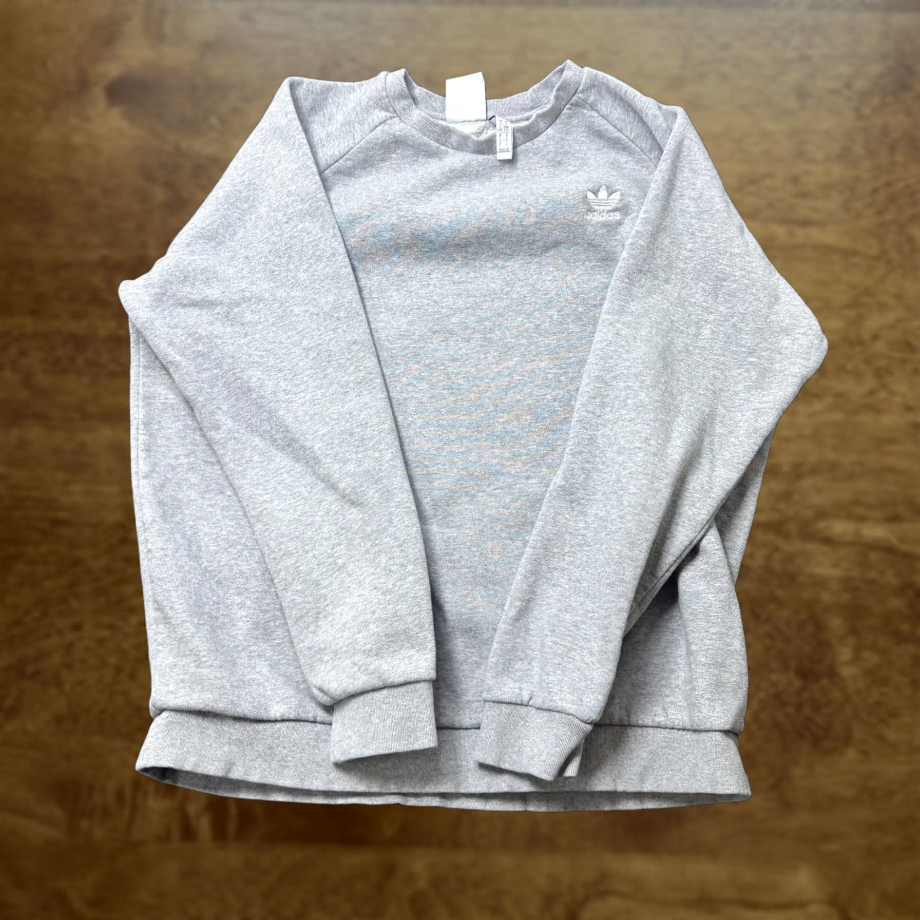 Adidas Adidas Originals Sweatshirt Mens Large Gray Crewneck Pullover Logo Trefoil Size US L / EU 52-54 / 3 - 1 Thumbnail