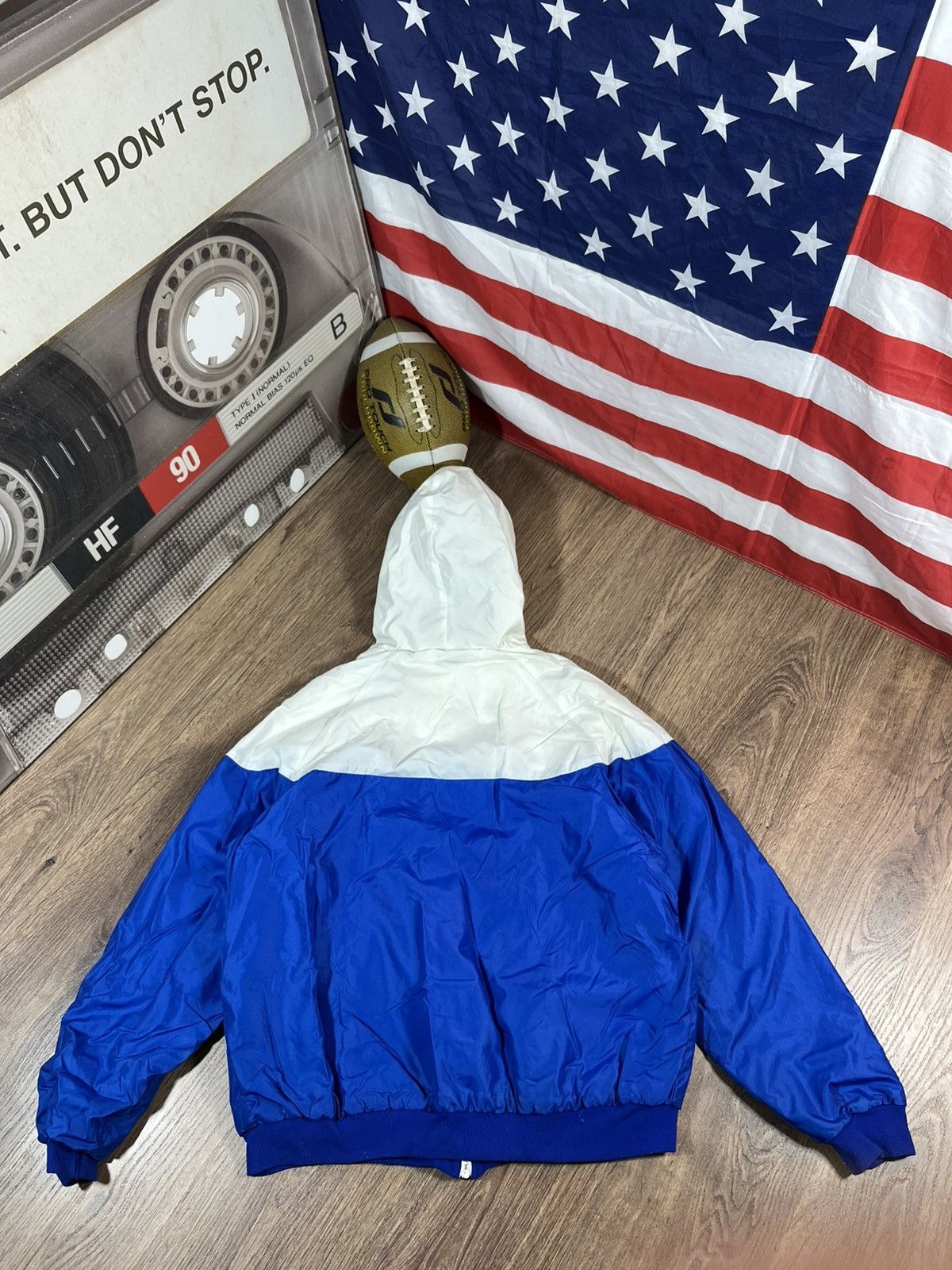 Nike Nike Vintage 80s Made On UK Very Rare Zip Jacket Size US XL / EU 56 / 4 - 16 Thumbnail